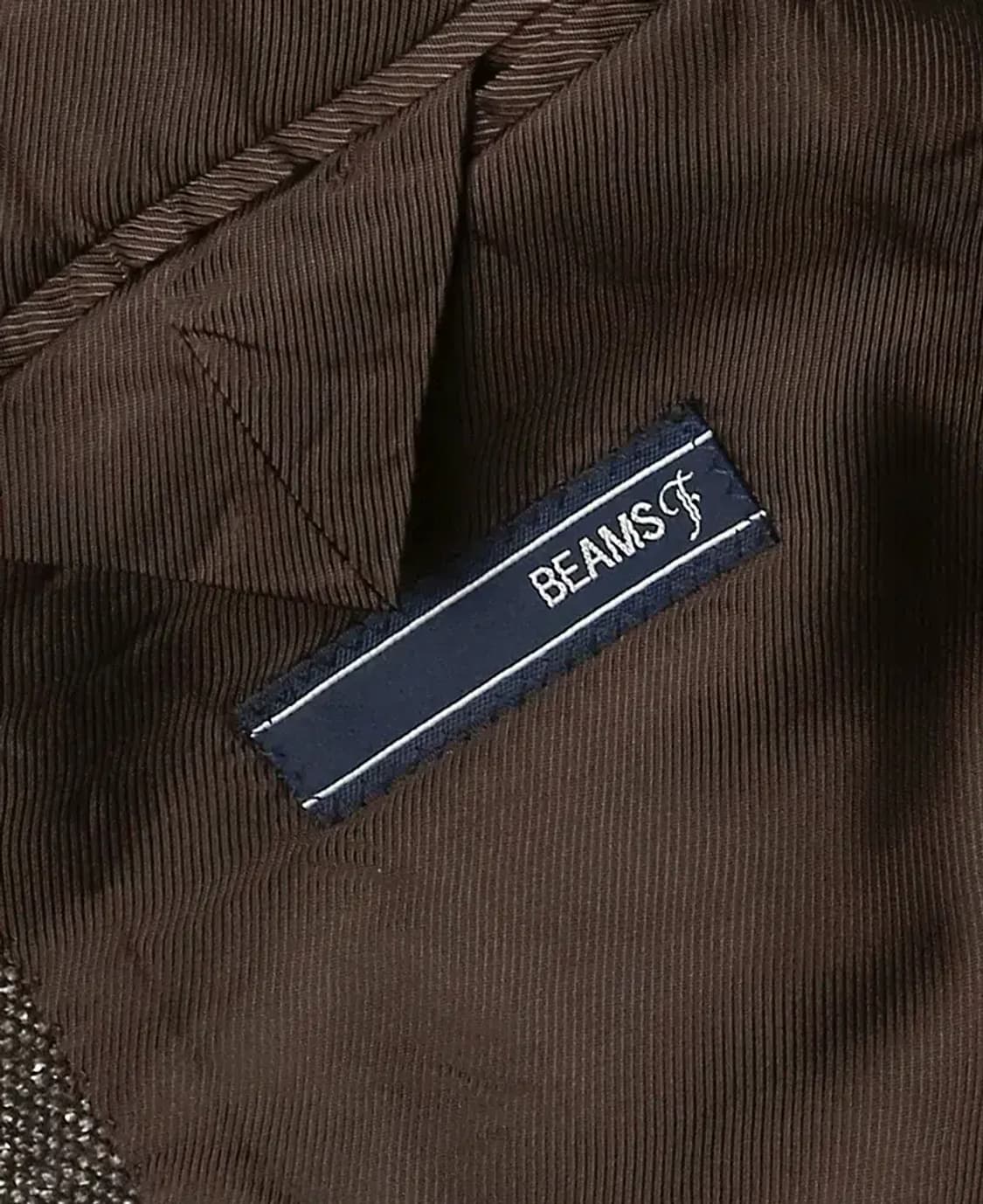 빔즈 에프 [Beams F] 브라운 멜란지 클래식 캐주얼 스포츠 자켓 상품이미지5