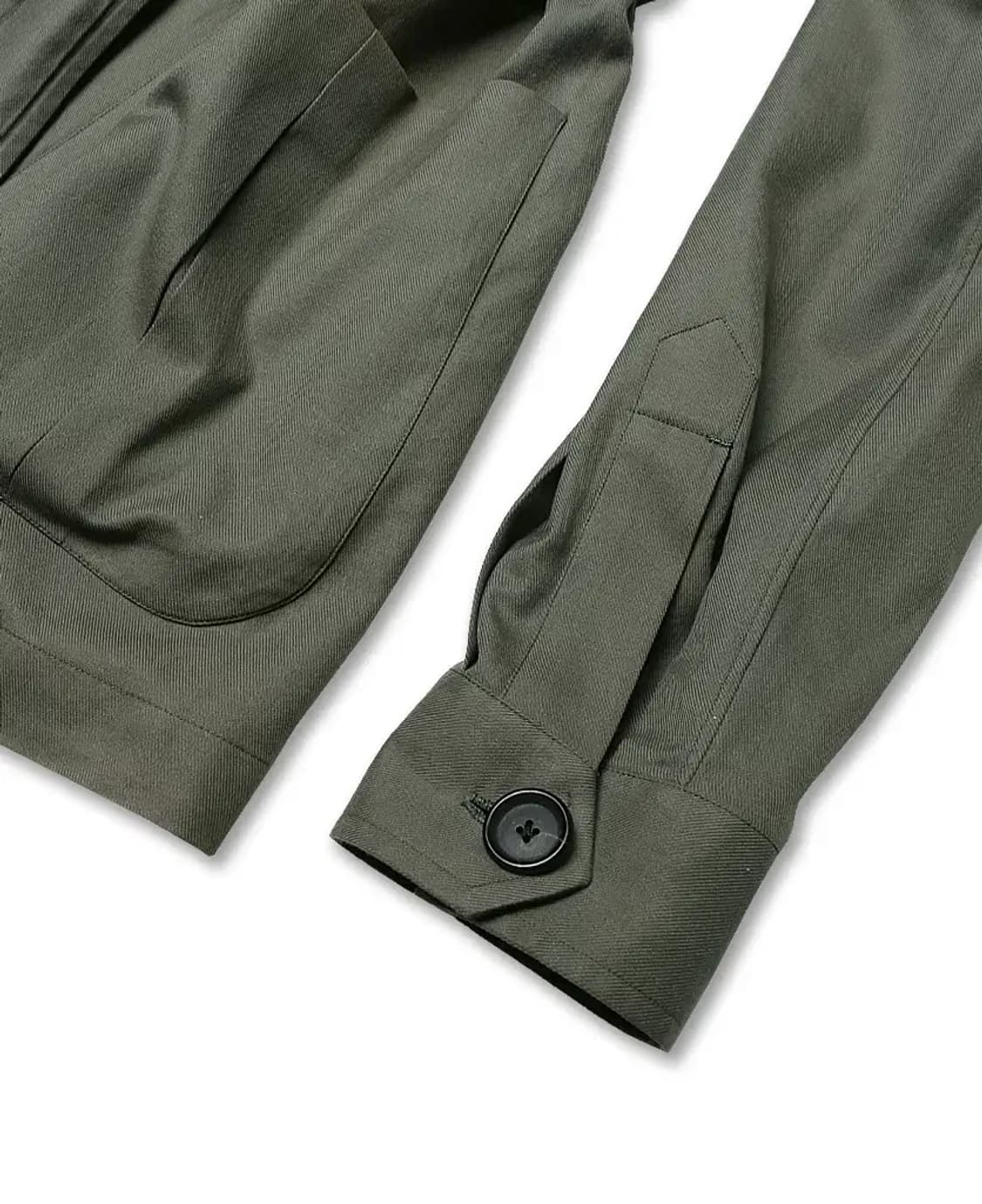 드 페트릴로 [De Petrillo] 카키 코튼 클래식 벨티드 자켓 상품이미지4