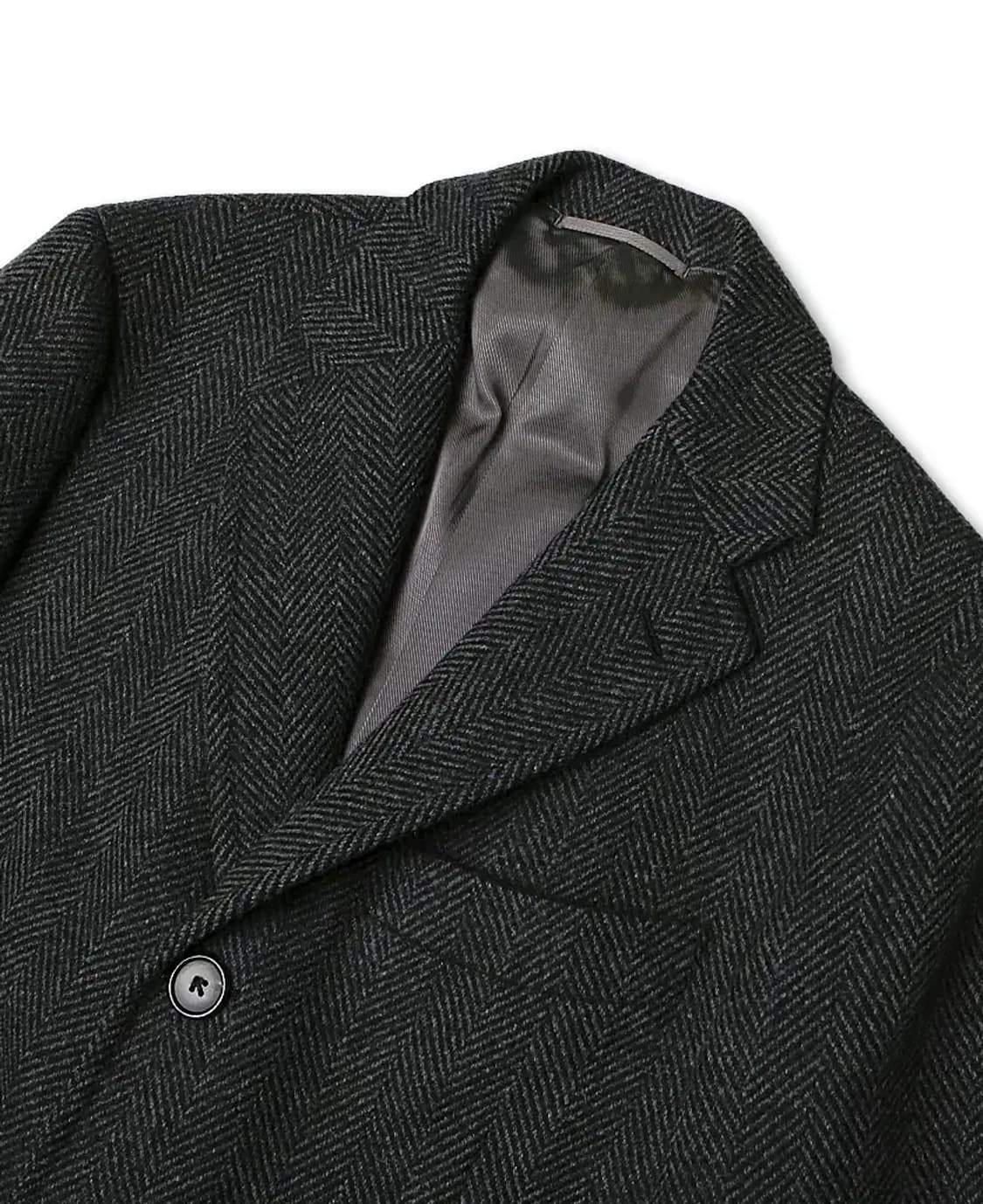 소버린 하우스 [Sovereign House] 헤링본 울 체스터필드 코트 상품이미지2