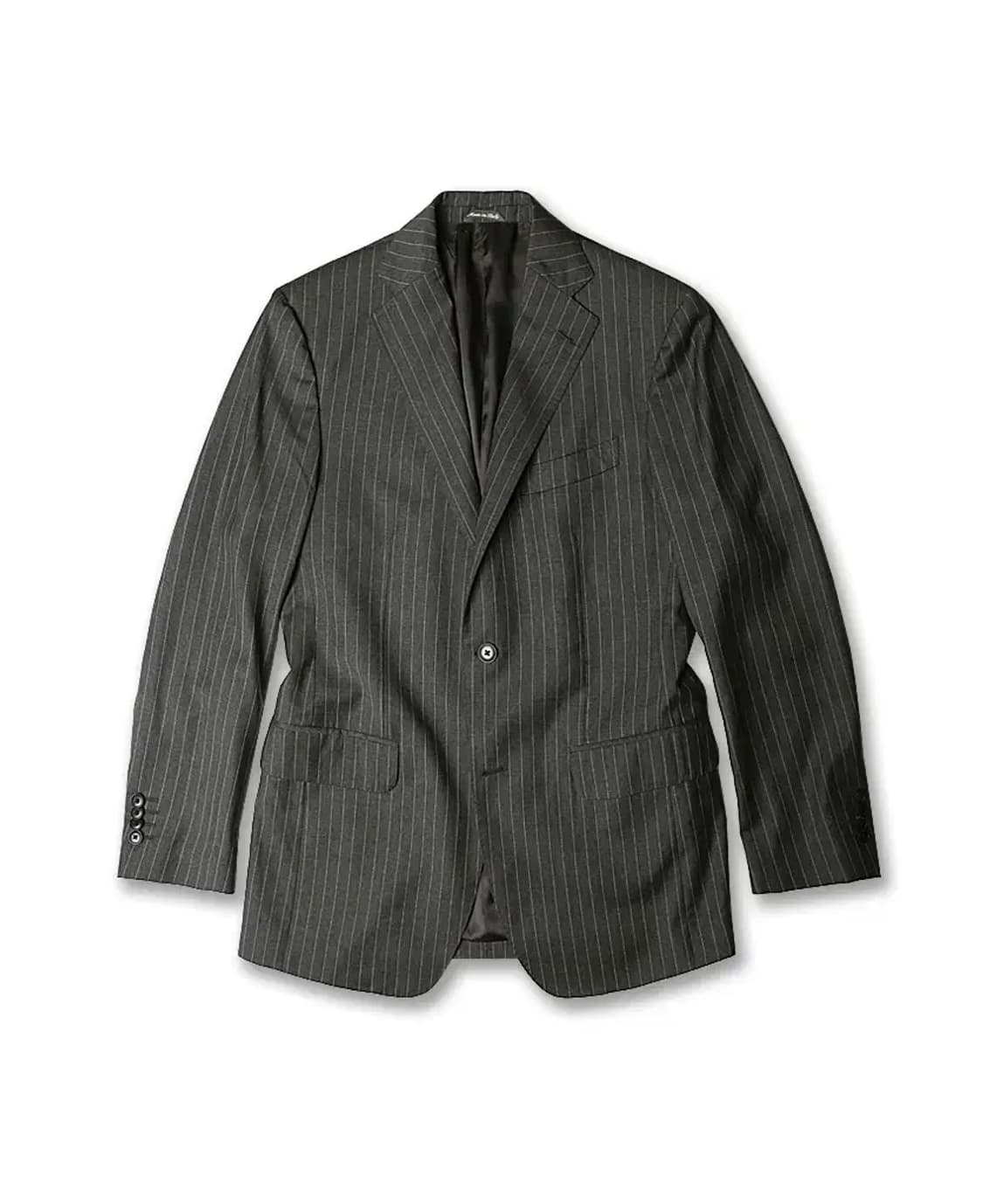 라르디니 [Lardini] 로로피아나 스트라이프 그레이 블레이저 자켓 상품이미지1