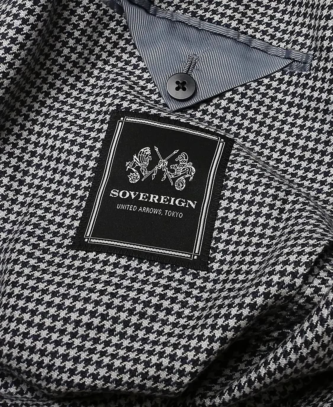 소버린 하우스 [Sovereign House] 울캐시미어 하운드투스 자켓 상품이미지5