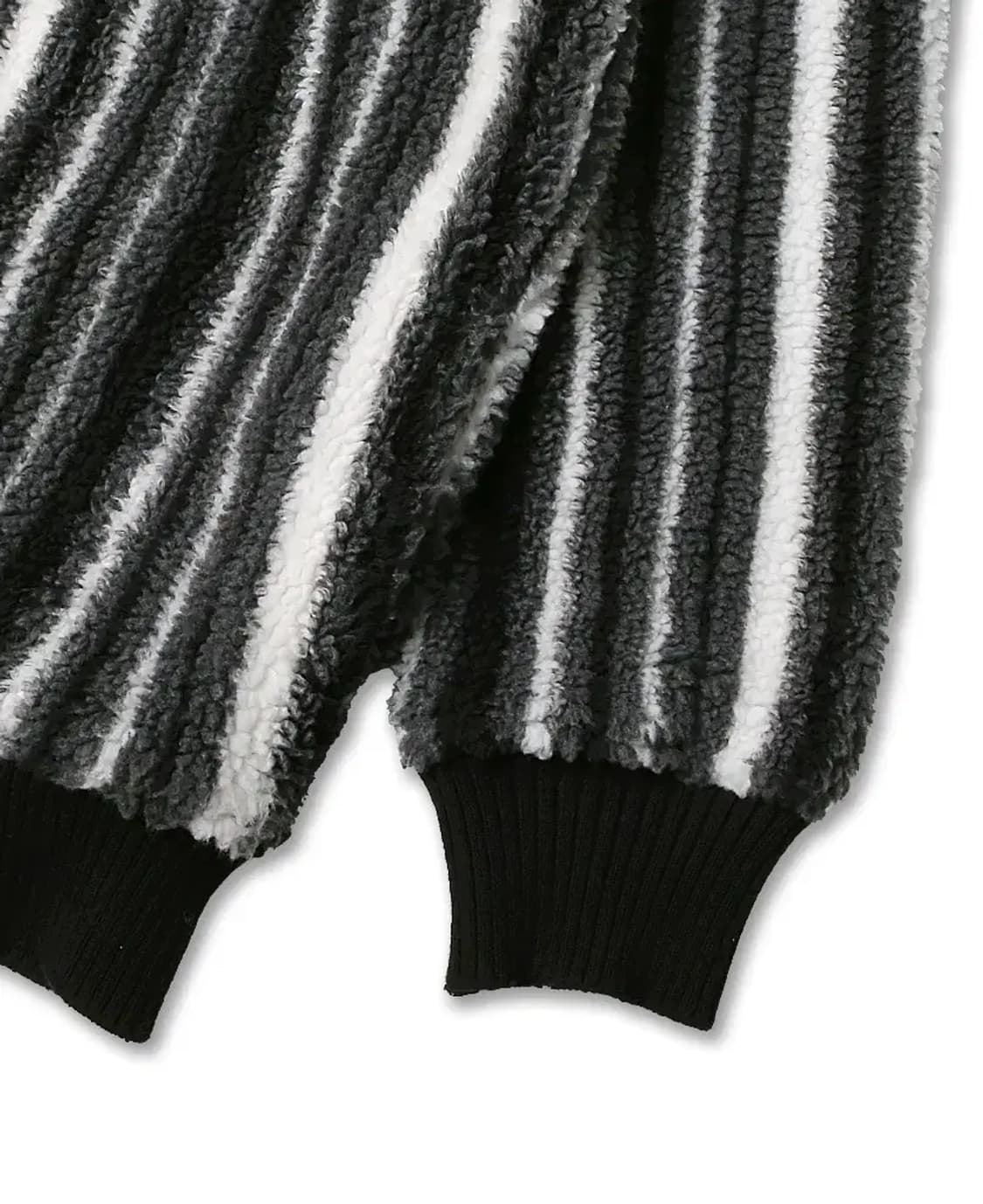 빔즈 플러스 [Beams +] 부클 스트라이프 브이넥 가디건 상품이미지3