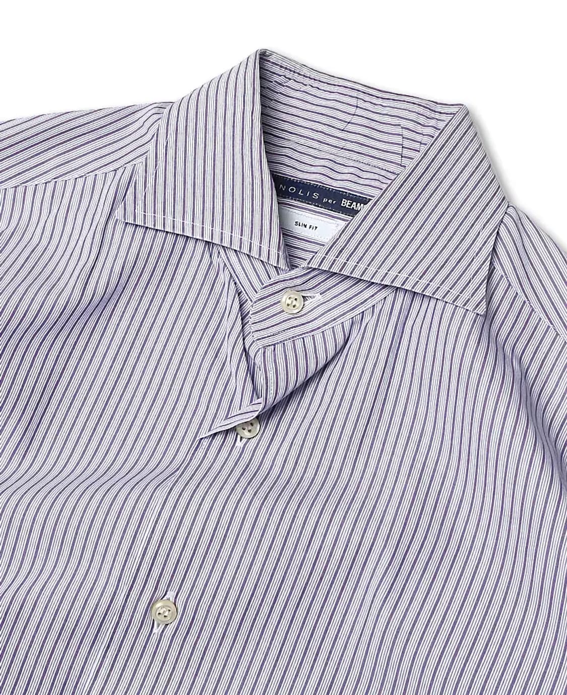 다놀리스 [Danolis] 퍼플 스트라이프 클래식 셔츠 Per 빔즈F 상품이미지2