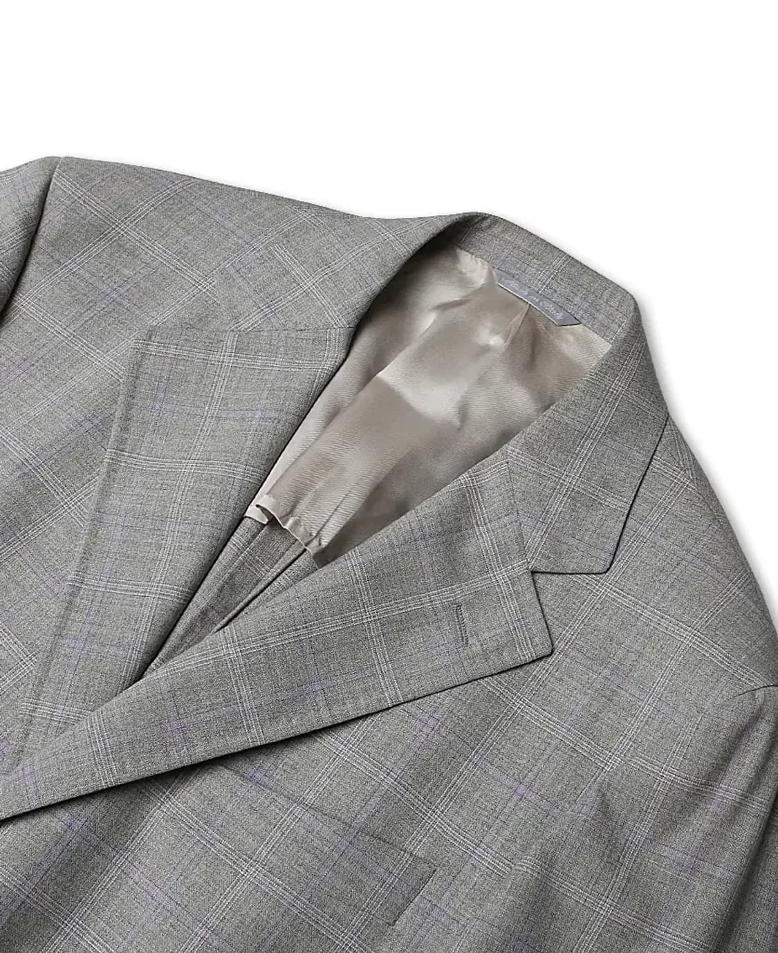 에이도스 [Eidos] 에르메네질도 제냐 페일 퍼플 체크 이태리 자켓 상품이미지2