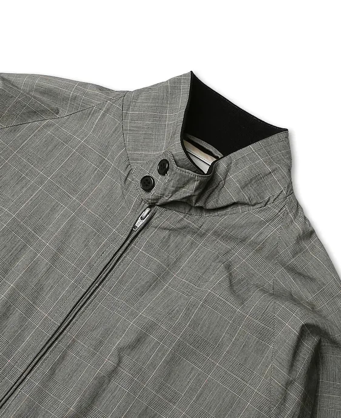 바라쿠타 [Baracuta] 그레이 체크 블루 라인 G1 블루종 자켓 상품이미지2