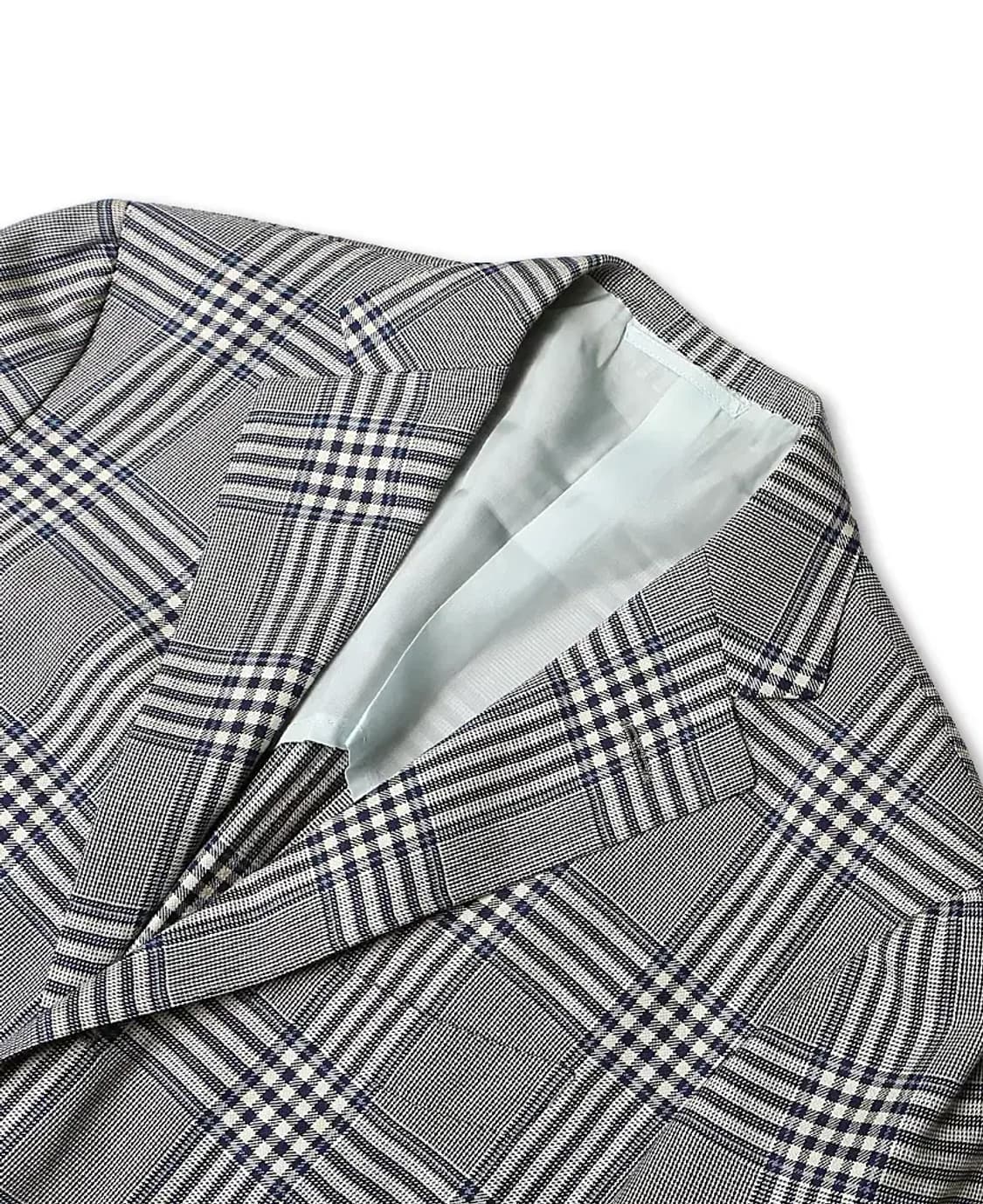 빔즈 에프 [Beams F] 체크 울 실크 재패니즈 스포츠 자켓 상품이미지2