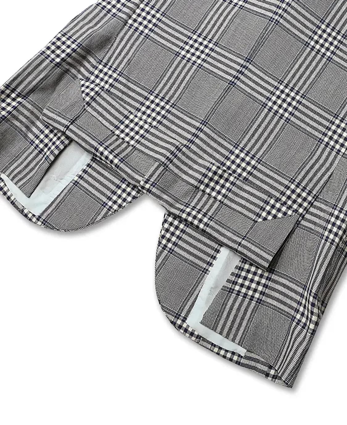 빔즈 에프 [Beams F] 체크 울 실크 재패니즈 스포츠 자켓 상품이미지4