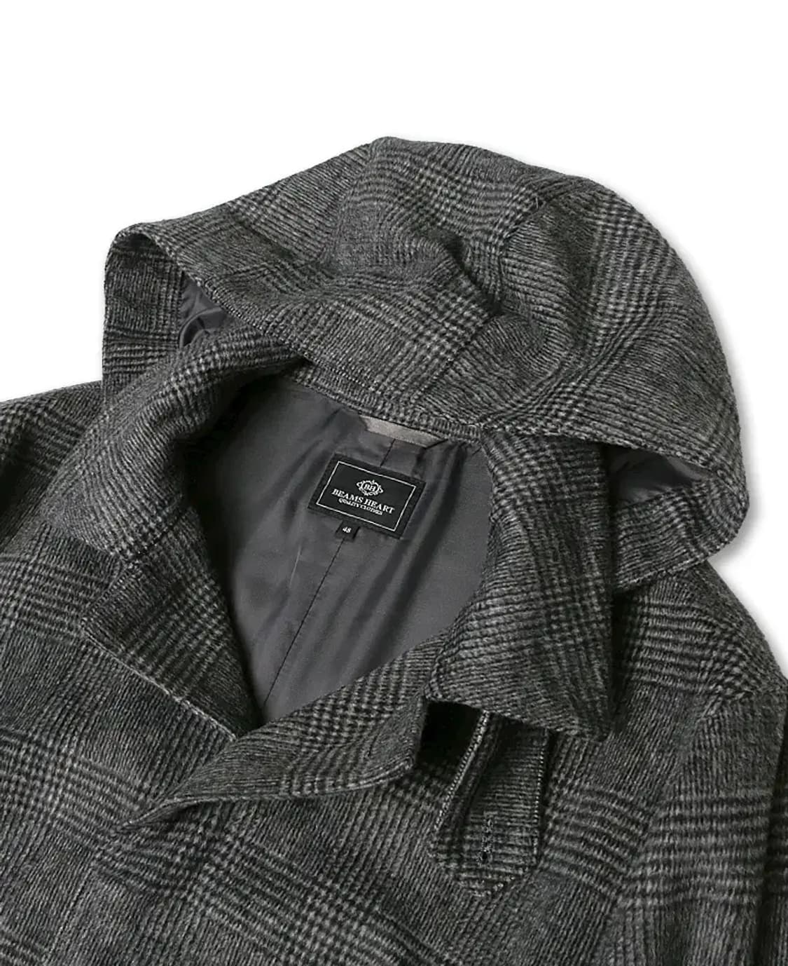 빔즈 하트 [Beams Heart] 글렌 체크 후드 자켓 상품이미지2