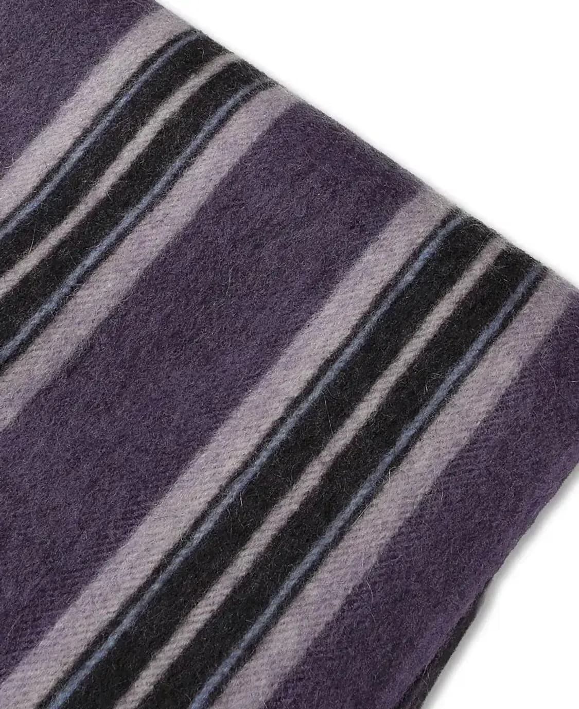 드레익스 [Drake's] 퍼플 스트라이프 바니스 뉴욕 울 앙고라 머플러 상품이미지3