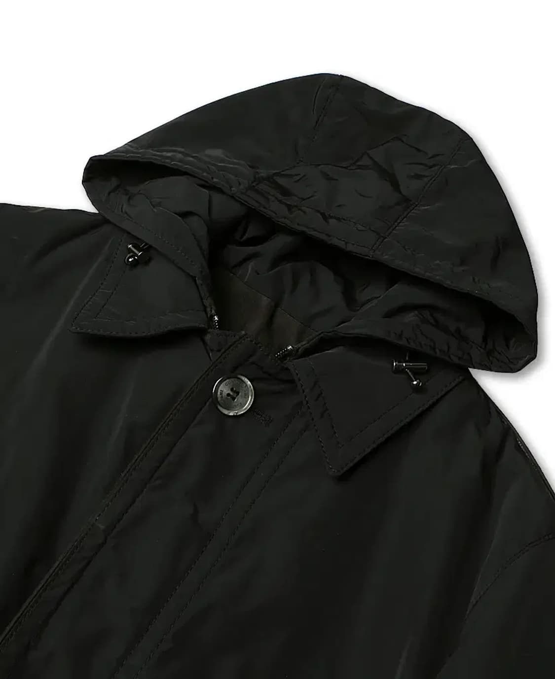 꼬르넬리아니 [Corneliani] 블랙 트렌디 후드 패딩 코트 상품이미지2