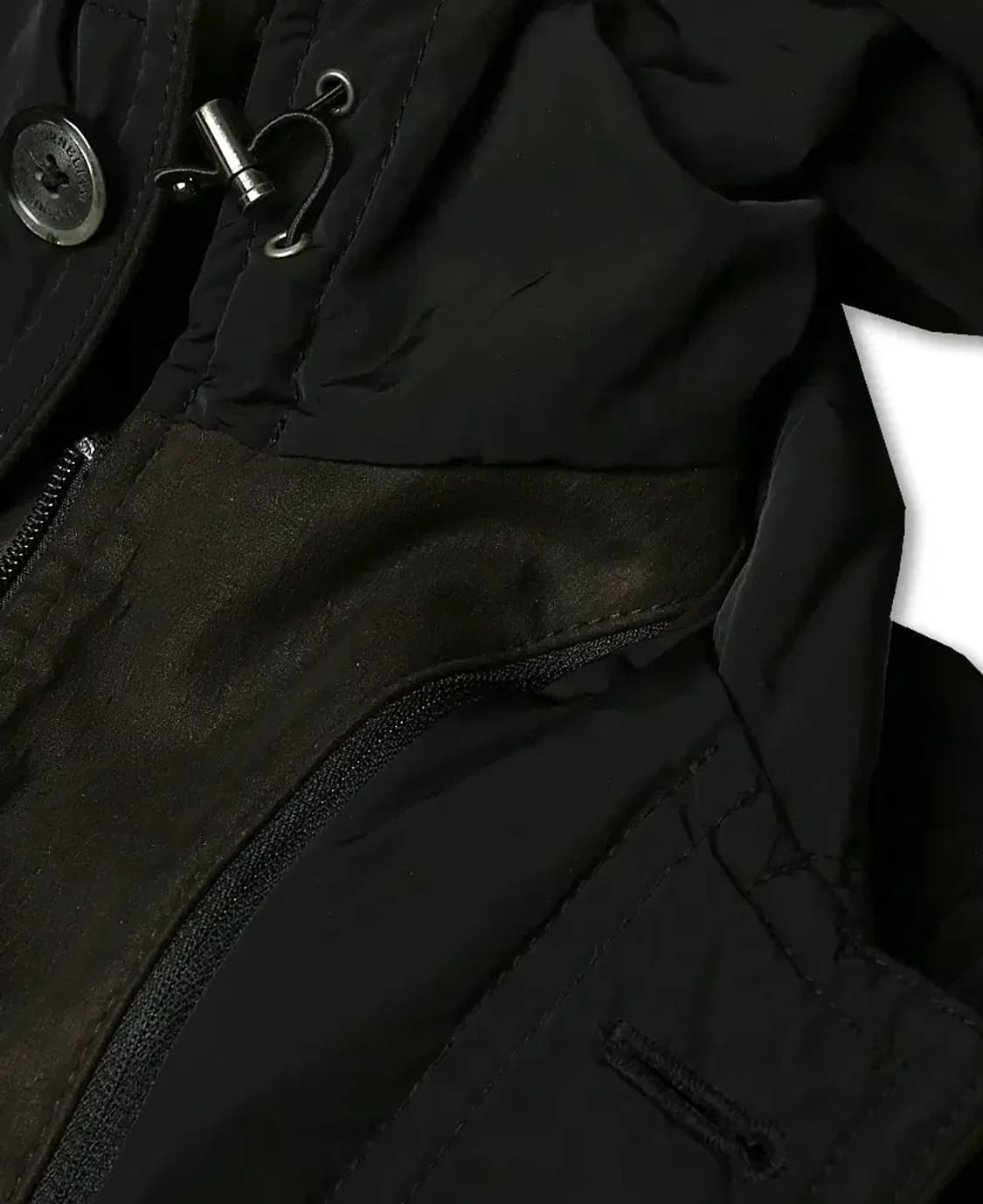 꼬르넬리아니 [Corneliani] 블랙 트렌디 후드 패딩 코트 상품이미지6