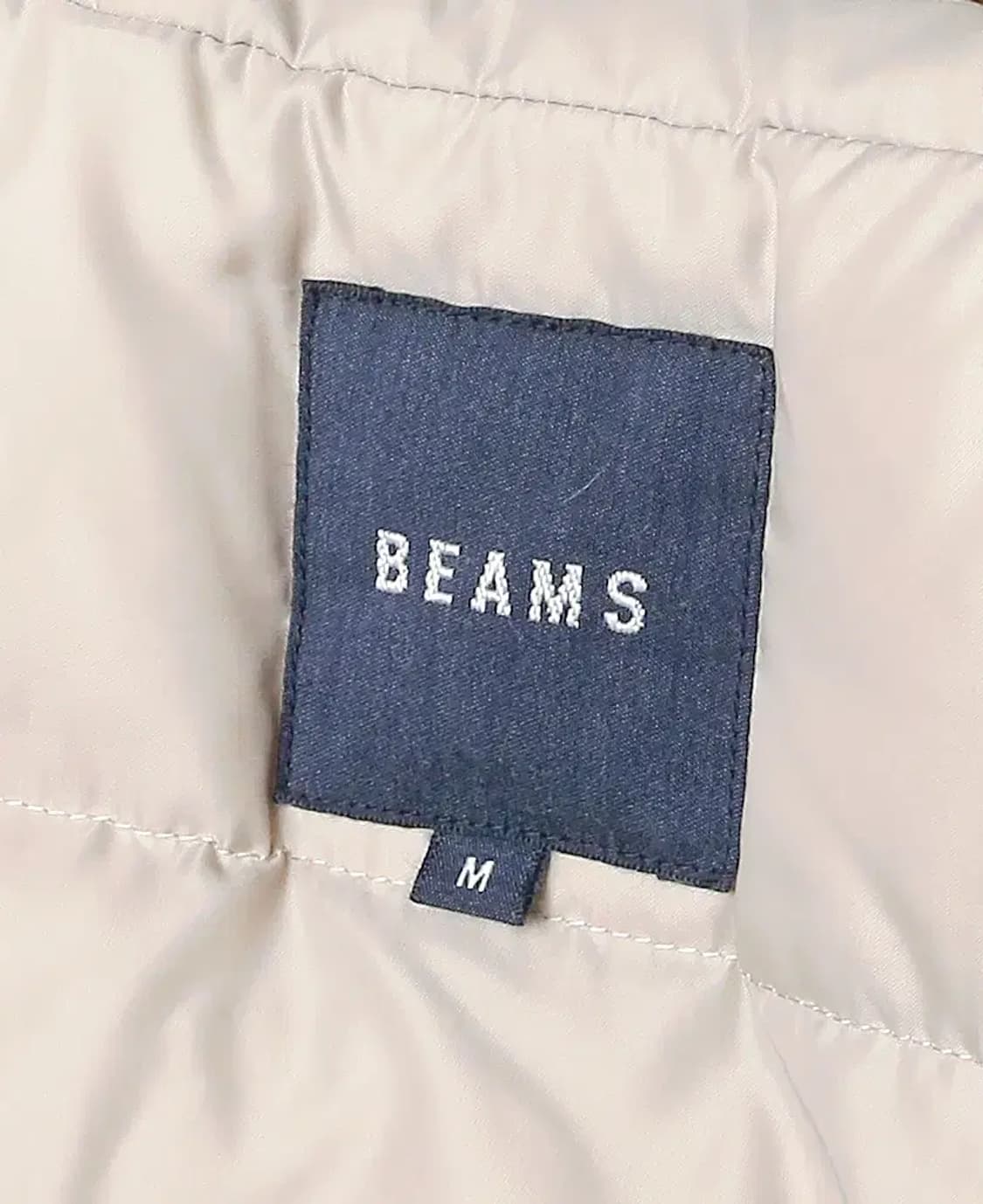 빔즈 [Beams] 클래식 베이지 롱 패딩 상품이미지5