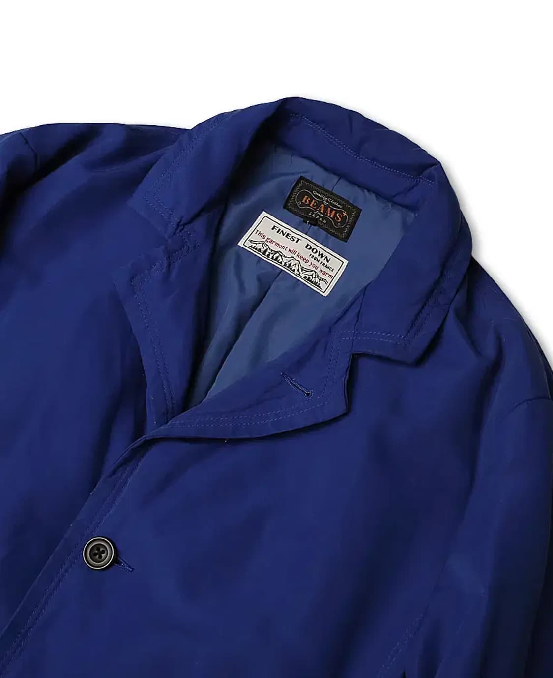 빔즈 플러스 [Beams +] 피네스트 블루 다운 롱 패딩 코트 상품이미지2