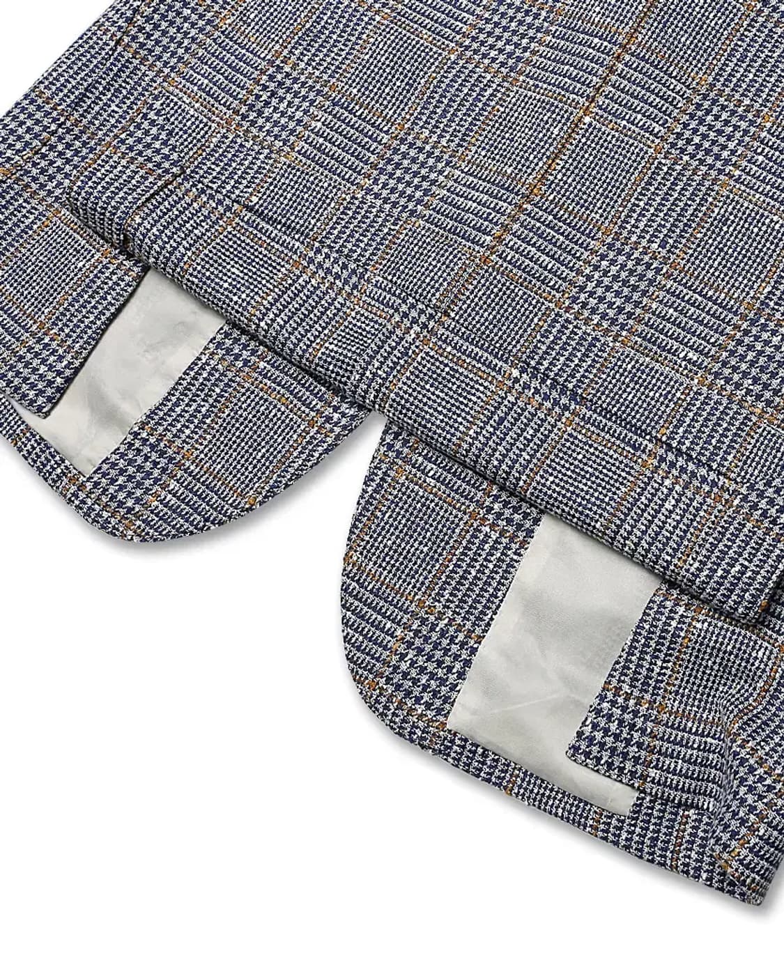 링자켓 [Ring Jacket] 로로피아나 트위드 체크 블랙 라벨 자켓 상품이미지4