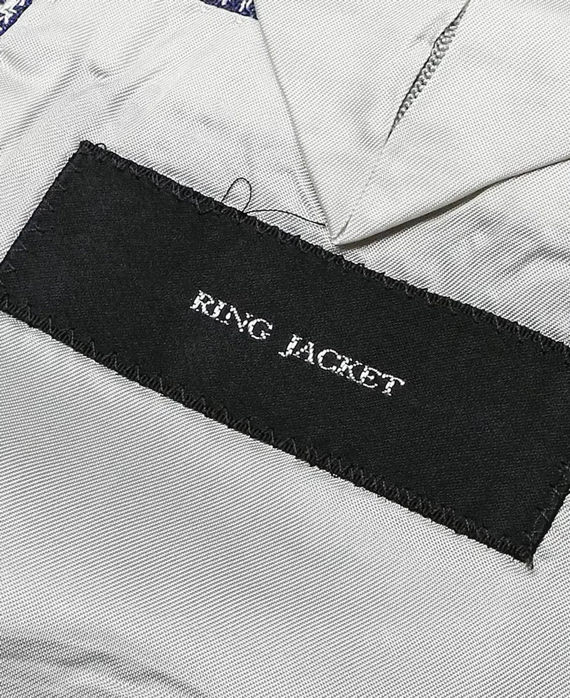 링자켓 [Ring Jacket] 로로피아나 트위드 체크 블랙 라벨 자켓 상품이미지5