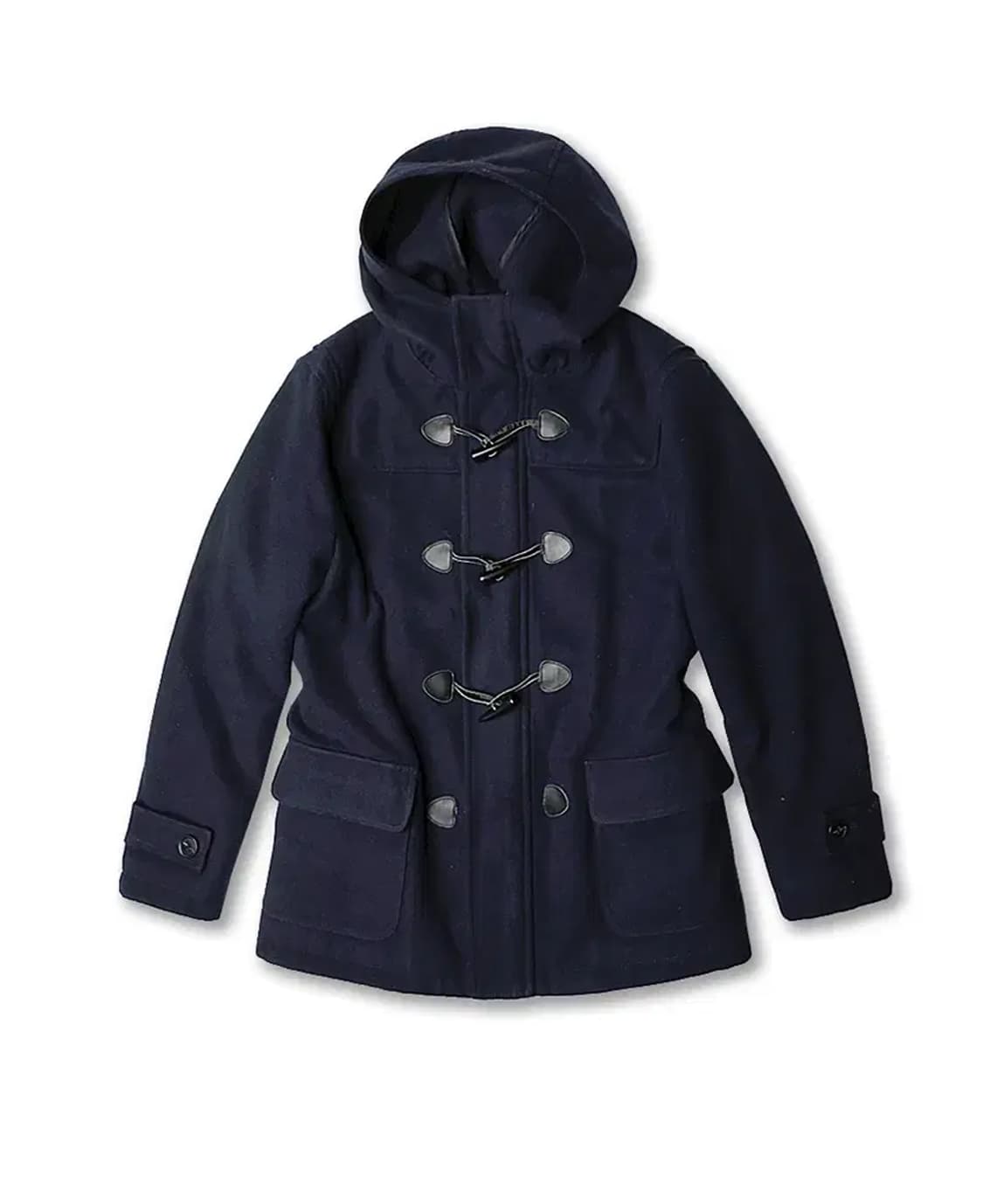 빔즈 하트 [Beams Heart] 네이비 후드 숏 더플 자켓 상품이미지1