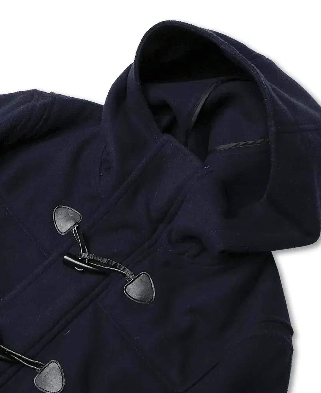 빔즈 하트 [Beams Heart] 네이비 후드 숏 더플 자켓 상품이미지2