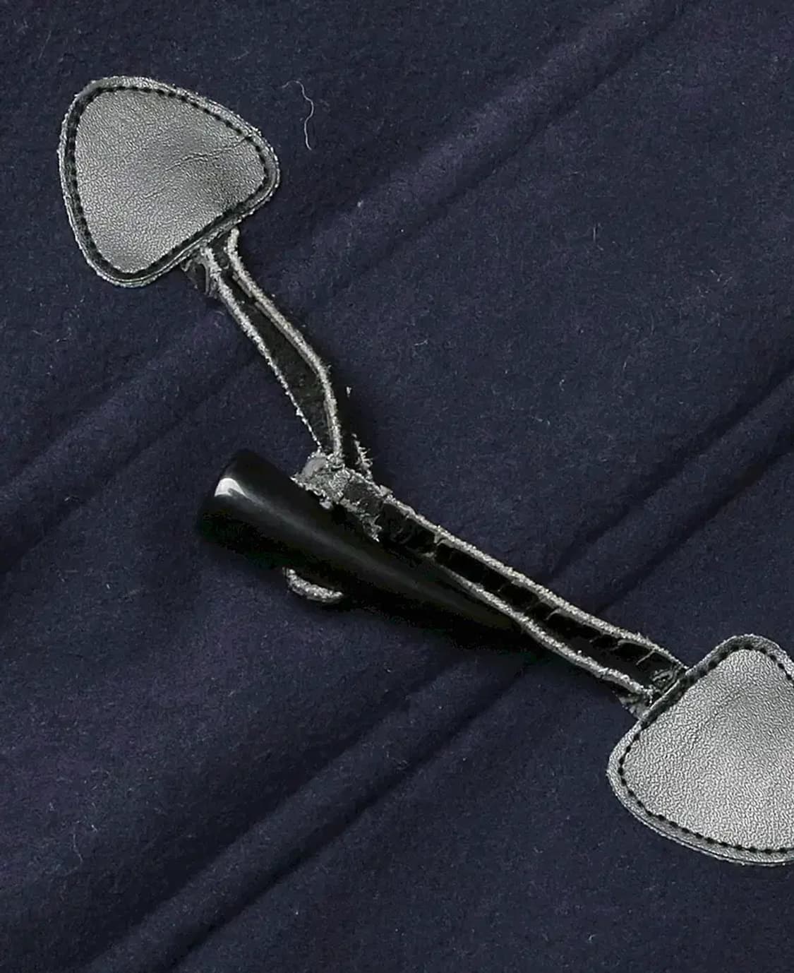 빔즈 하트 [Beams Heart] 네이비 후드 숏 더플 자켓 상품이미지5