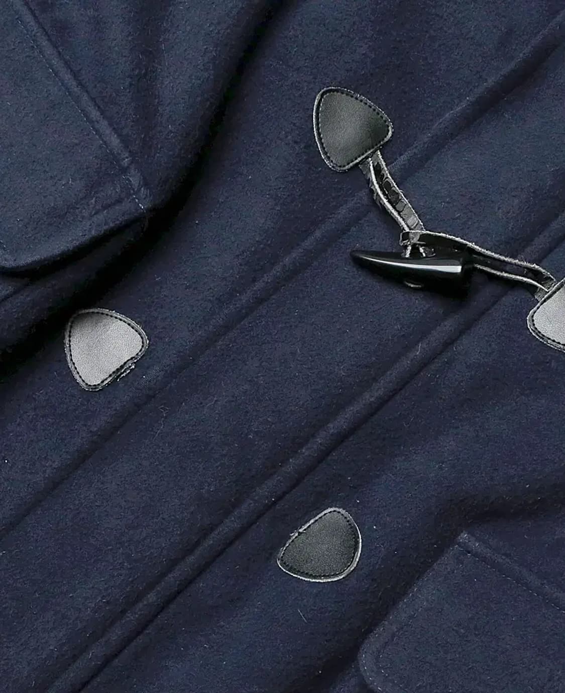 빔즈 하트 [Beams Heart] 네이비 후드 숏 더플 자켓 상품이미지6