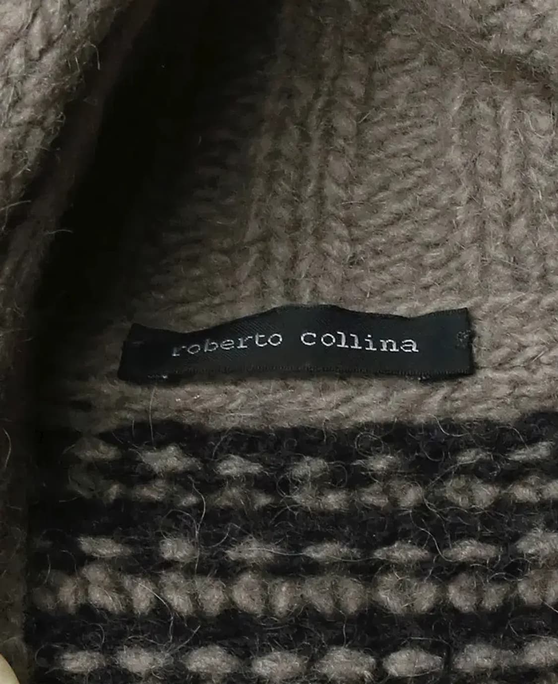 로베르토 콜리나 [Roberto Collina] 에스닉 패턴 니트 가디건 상품이미지5