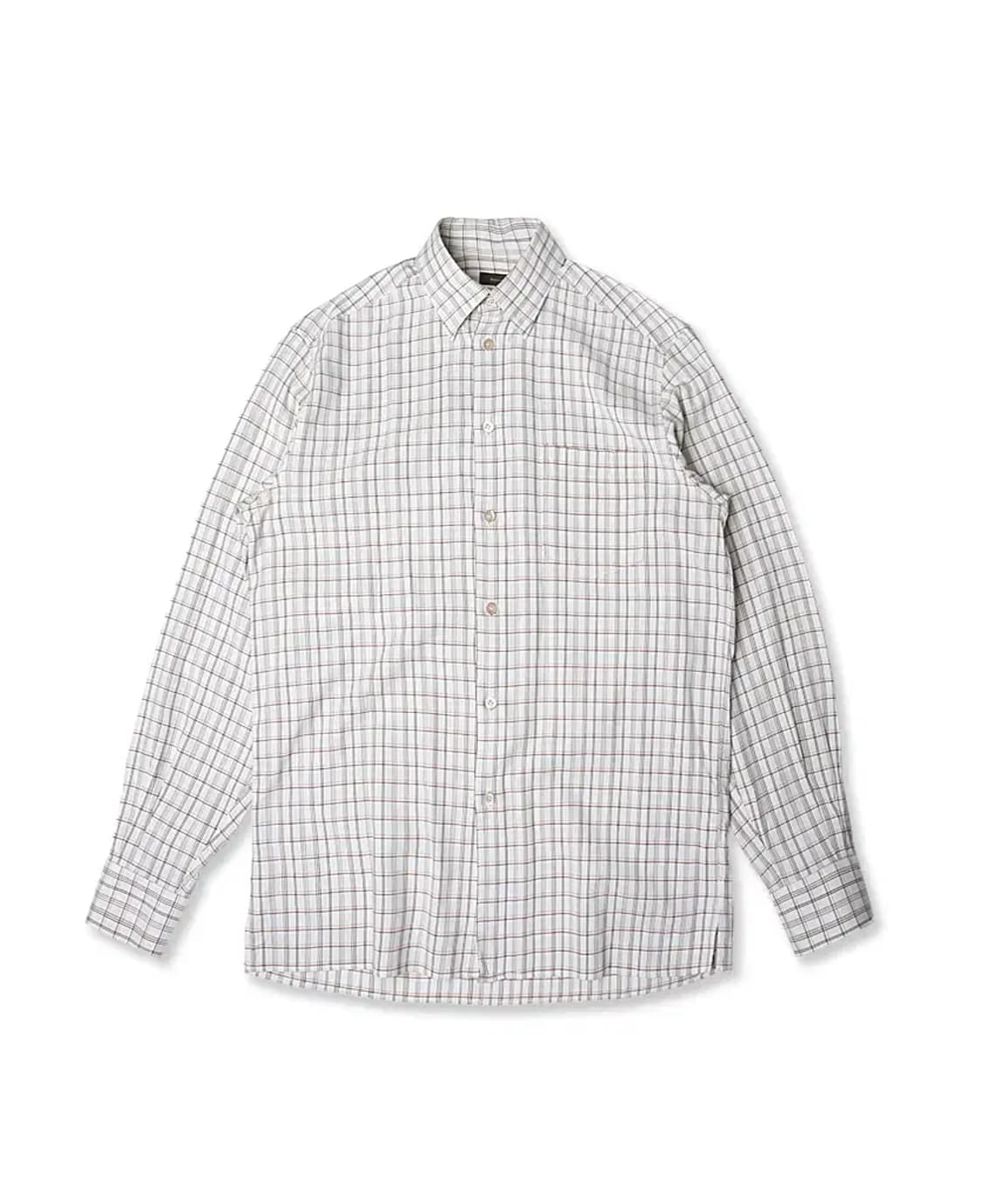 에르메네질도 제냐 [Ermenegildo Zegna] 럭셔리 체크 셔츠 상품이미지1