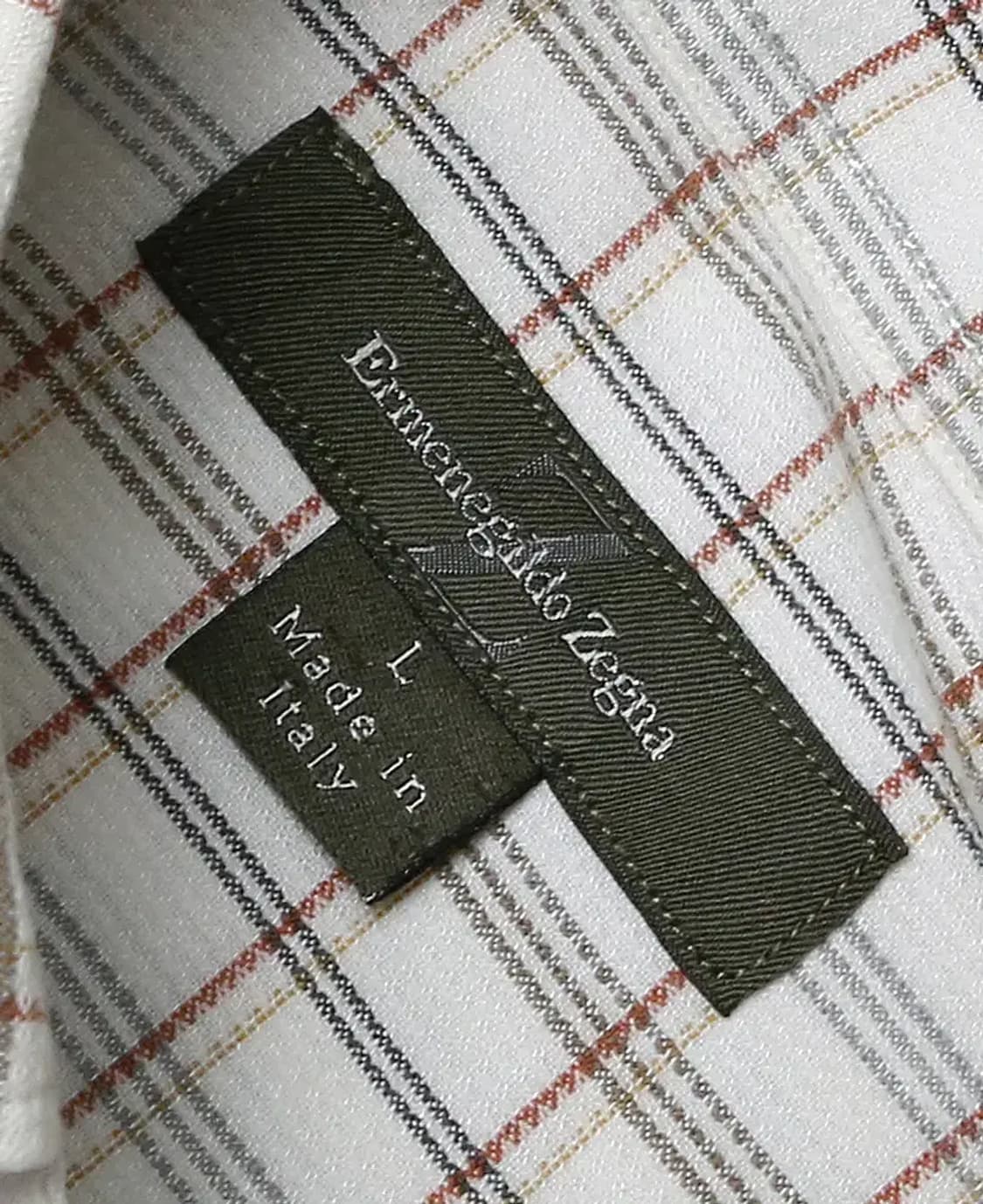 에르메네질도 제냐 [Ermenegildo Zegna] 럭셔리 체크 셔츠 상품이미지5