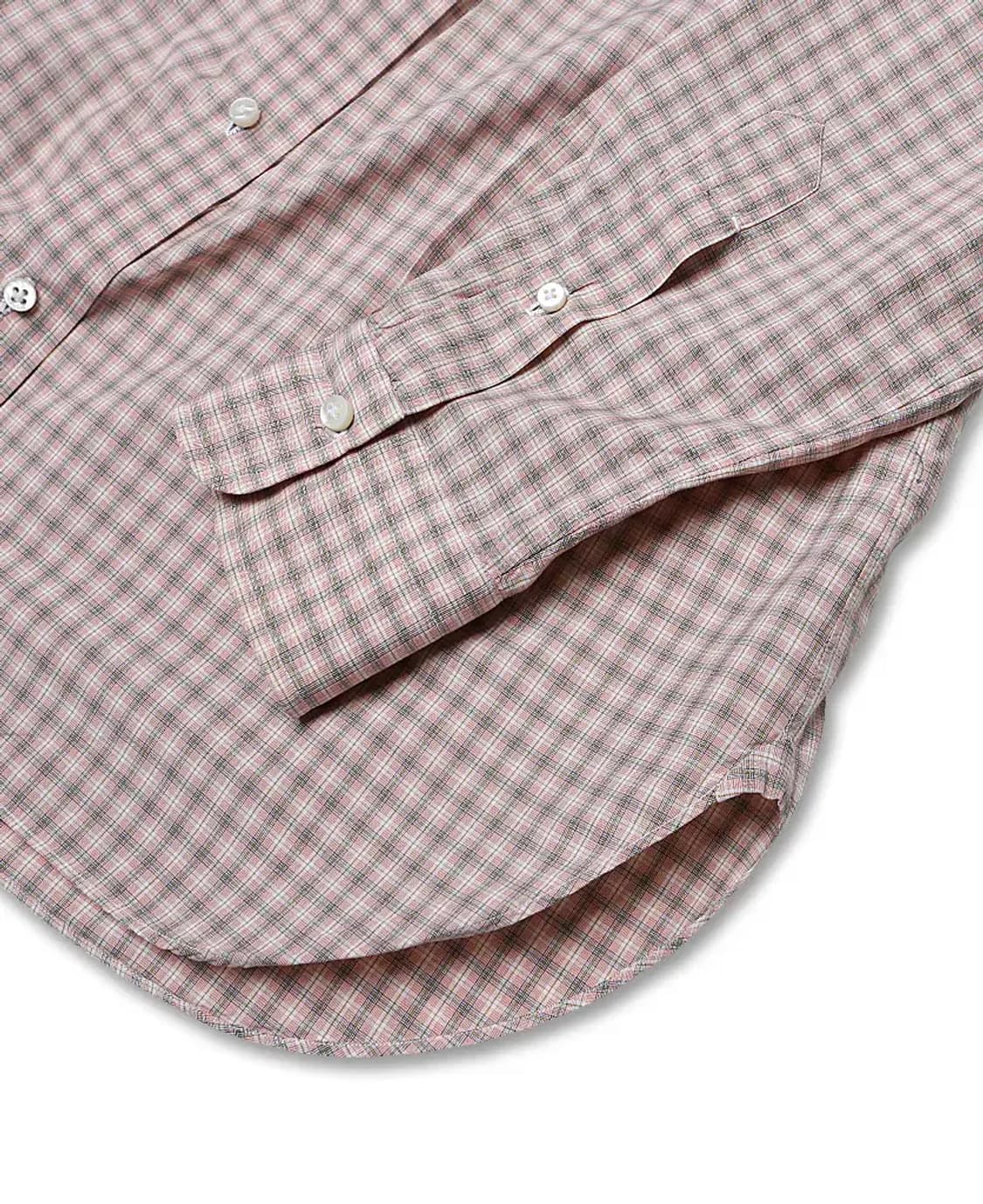 루이지 보렐리 [Luigi Borrelli]체크 버튼다운 사르토리아 셔츠 상품이미지4