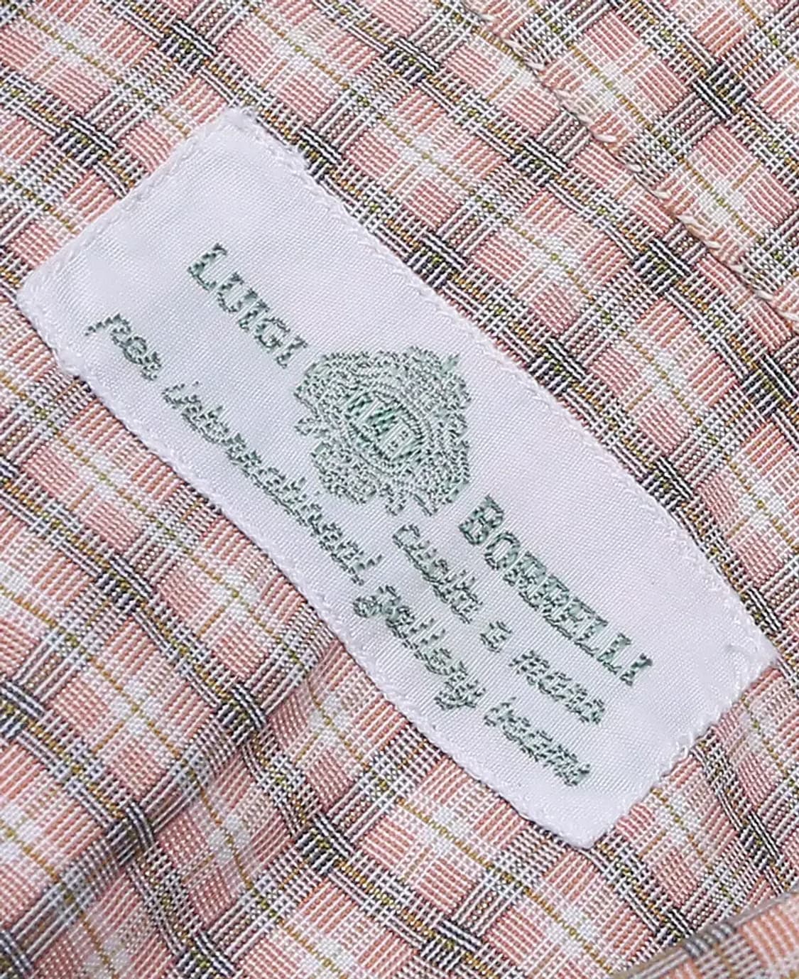 루이지 보렐리 [Luigi Borrelli]체크 버튼다운 사르토리아 셔츠 상품이미지5