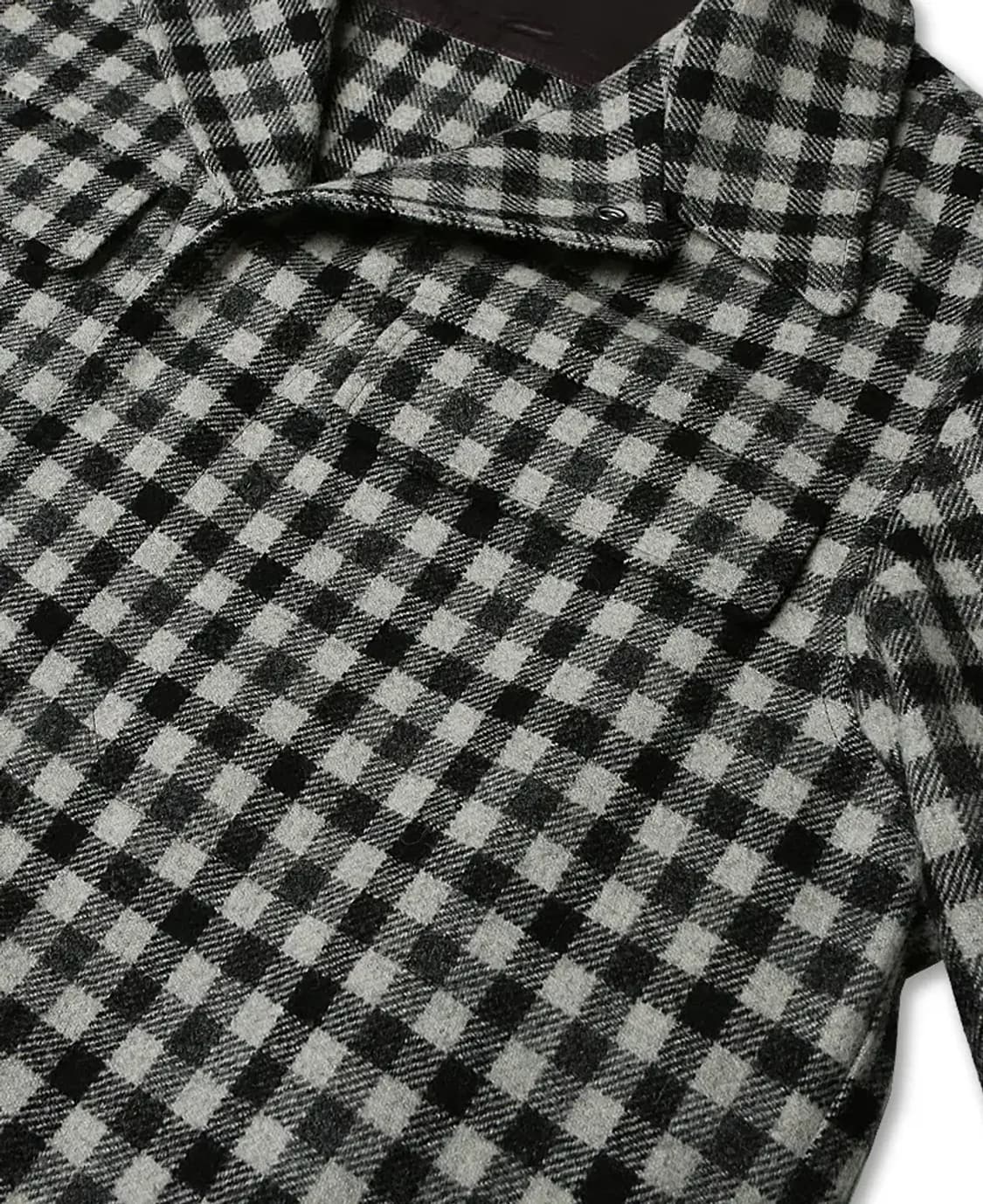 소버린 하우스 [Sovereign House] 플란넬 깅엄체크 셔츠 자켓 상품이미지3