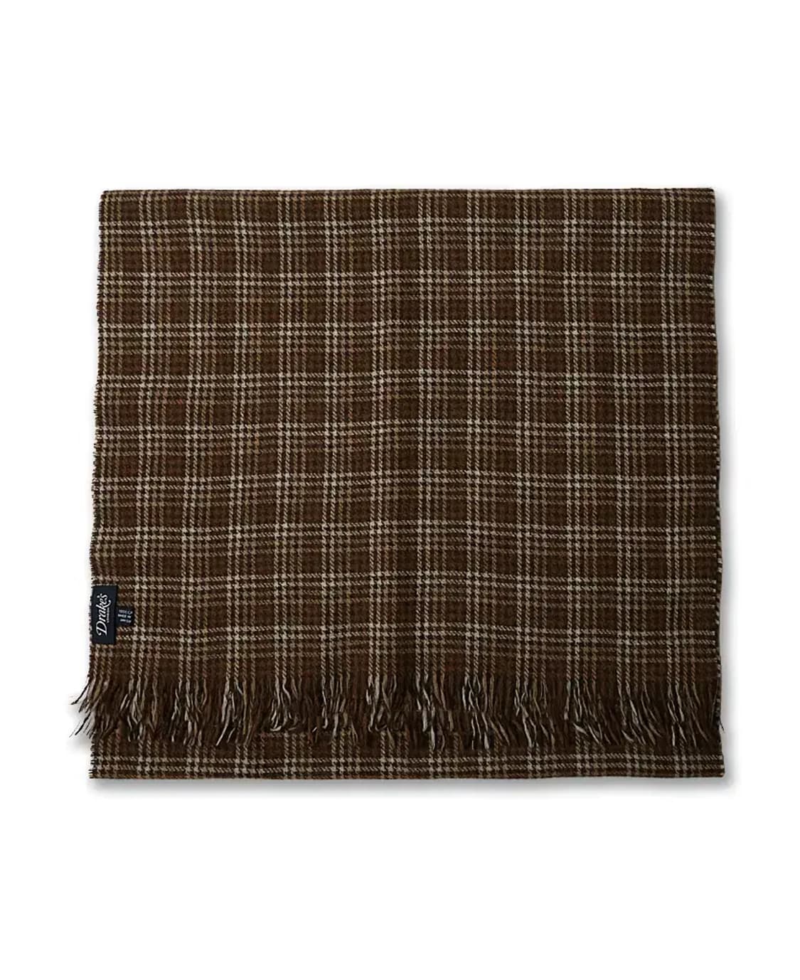 드레익스 [Drake's] 빈티지 클래식 체크 캐시미어 100 머플러 상품이미지2