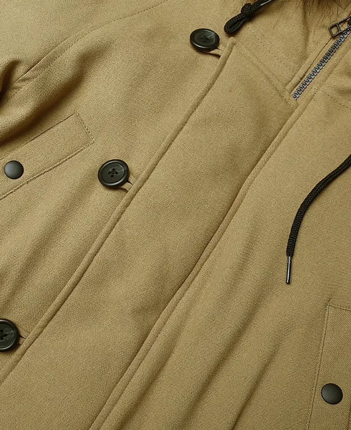 나노 유니버스 [Nano Universe] 머스타드 하이브리드 다운 패딩 상품이미지3