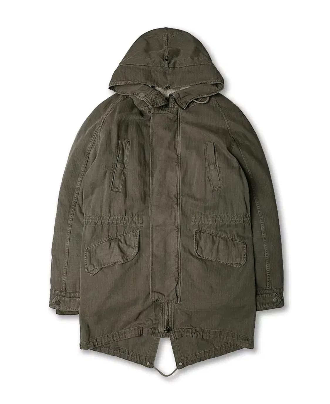 이브 살로몬 [Yves Salomon] 프렌치 아미 롱 야상 패딩 자켓 상품이미지1