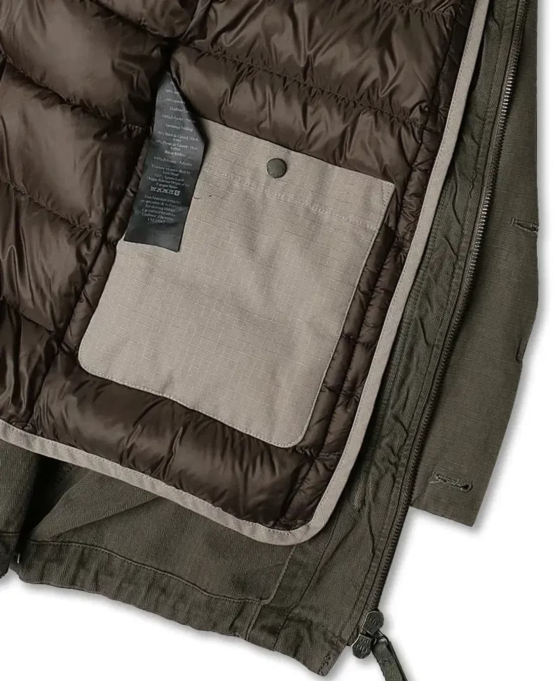 이브 살로몬 [Yves Salomon] 프렌치 아미 롱 야상 패딩 자켓 상품이미지10