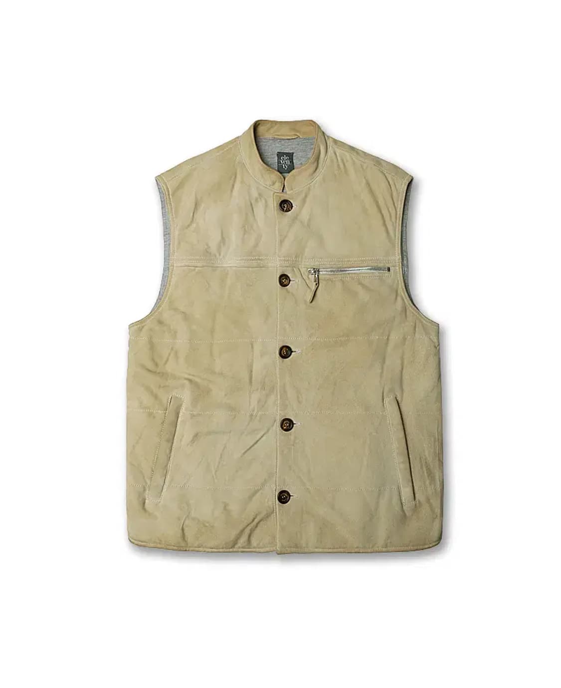 일레븐티 [Eleventy] 염소 가죽 스웨이드 이태리 패딩 베스트 상품이미지1