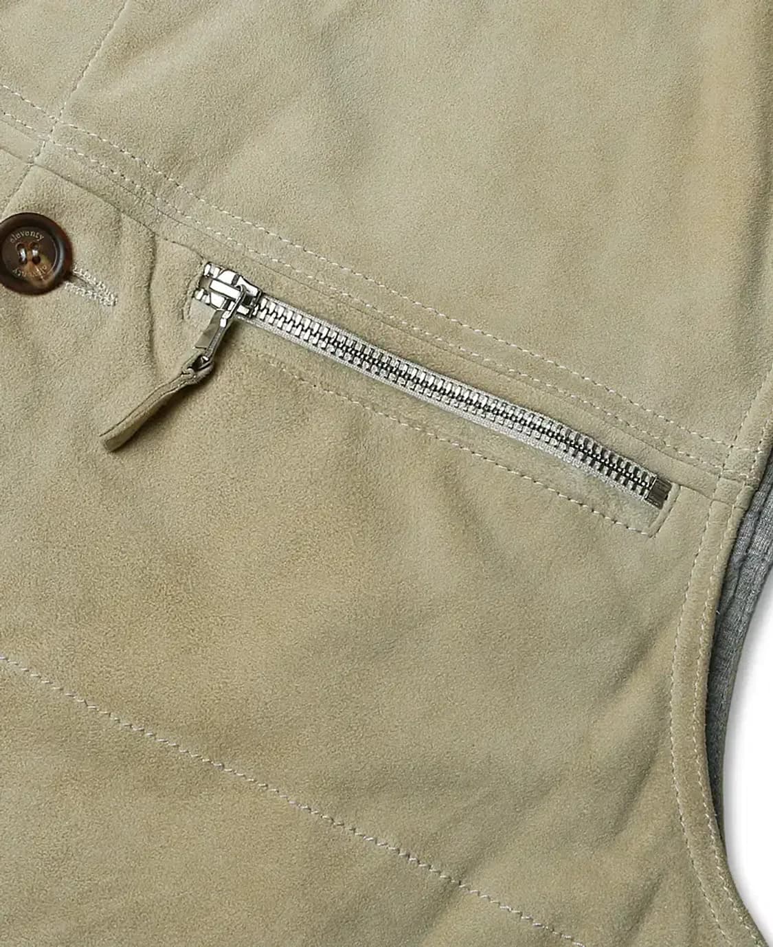 일레븐티 [Eleventy] 염소 가죽 스웨이드 이태리 패딩 베스트 상품이미지3