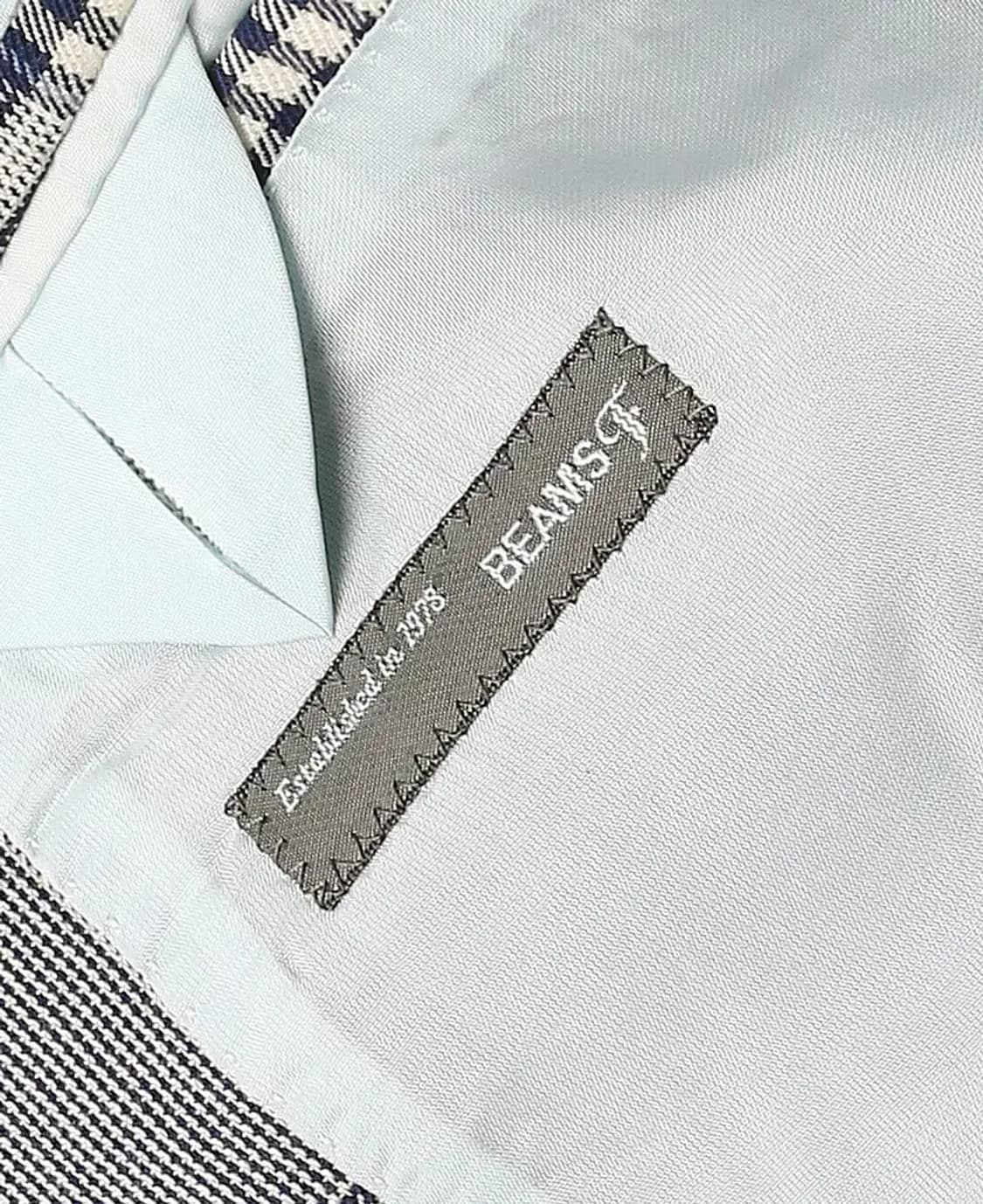 빔즈 에프 [Beams F] 체크 울 실크 재패니즈 스포츠 자켓 상품이미지5