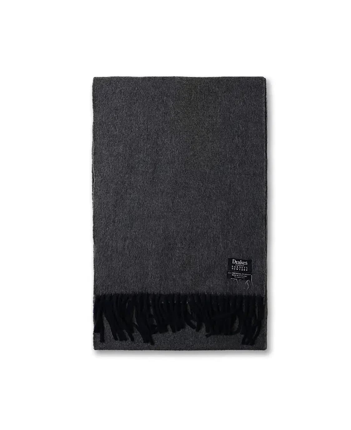 드레익스 [Drake's] 네이비 & 그레이 리버시블 스코틀랜드 머플러 상품이미지2