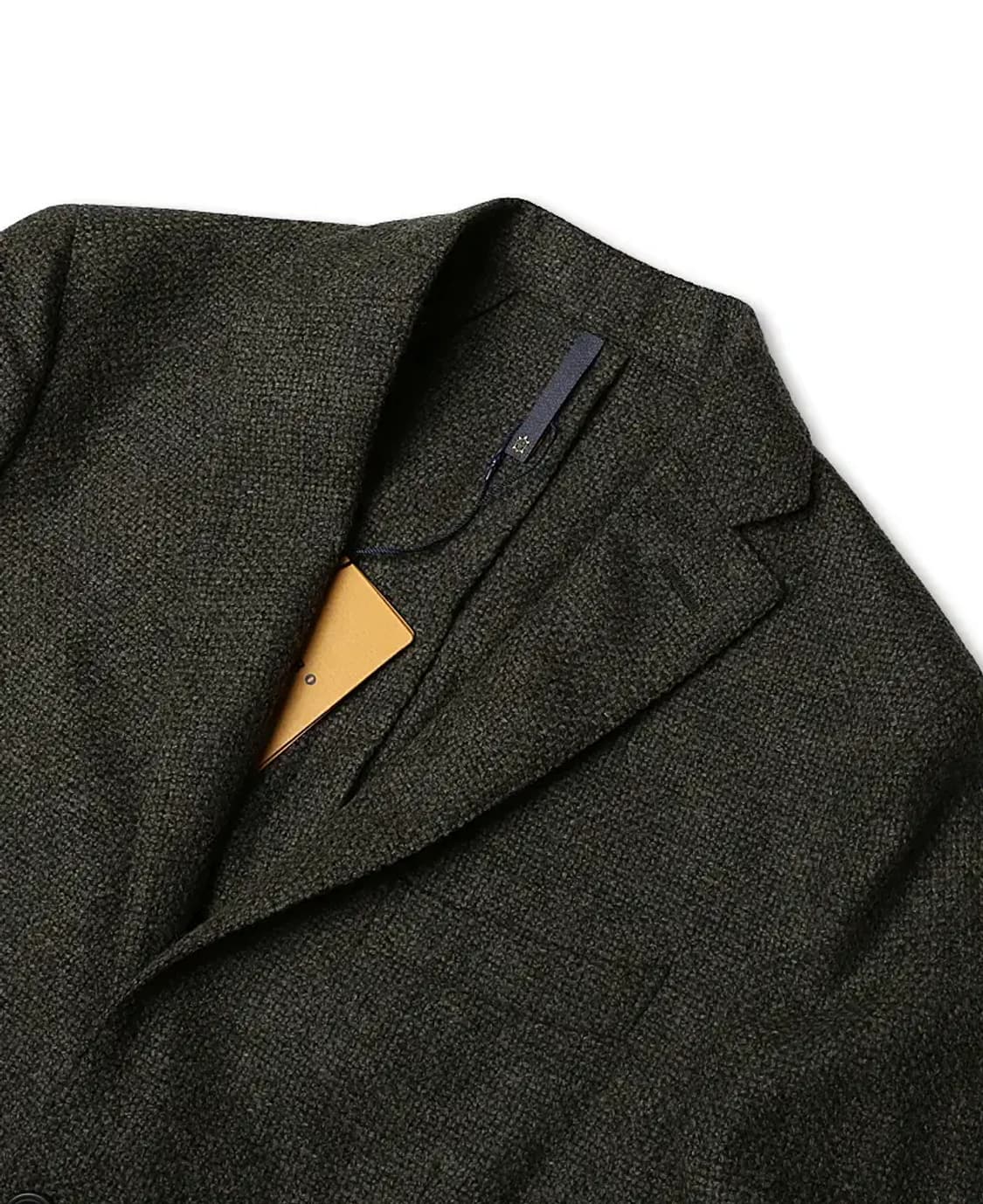 몬테도로 [Montedoro] 버진 울 코튼 캐시미어 카키 트위드 자켓 상품이미지2