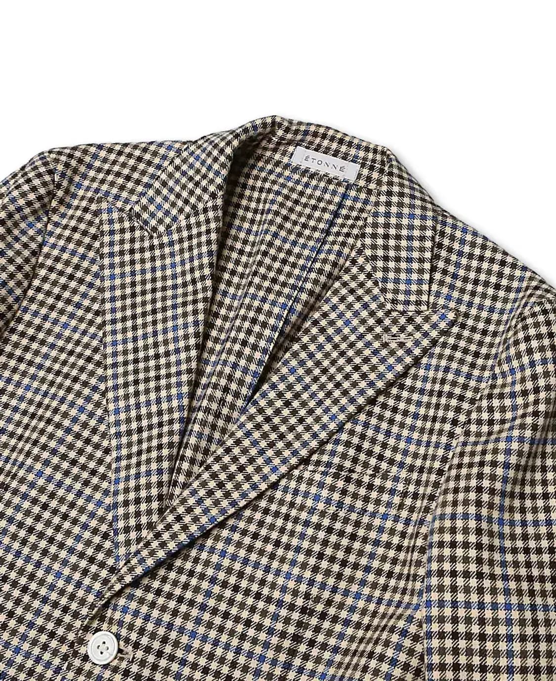 할인# 에토네 [Etonne] 라니피시오 F.lli 만넬리 체크 자켓 상품이미지2