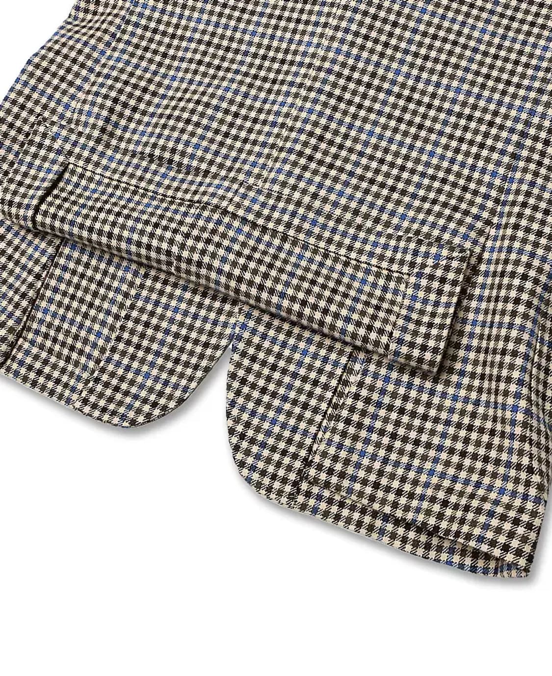 할인# 에토네 [Etonne] 라니피시오 F.lli 만넬리 체크 자켓 상품이미지4