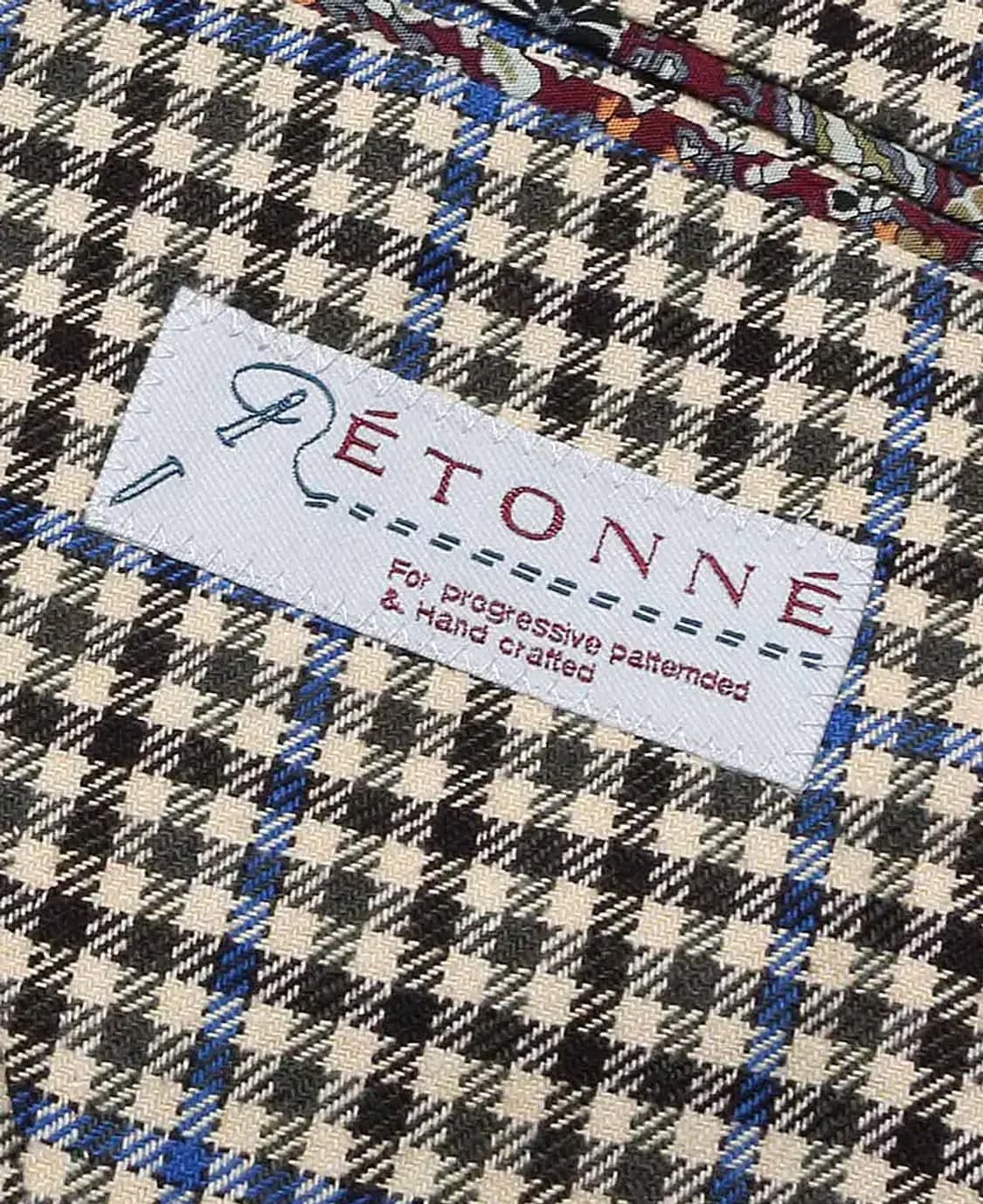 할인# 에토네 [Etonne] 라니피시오 F.lli 만넬리 체크 자켓 상품이미지5