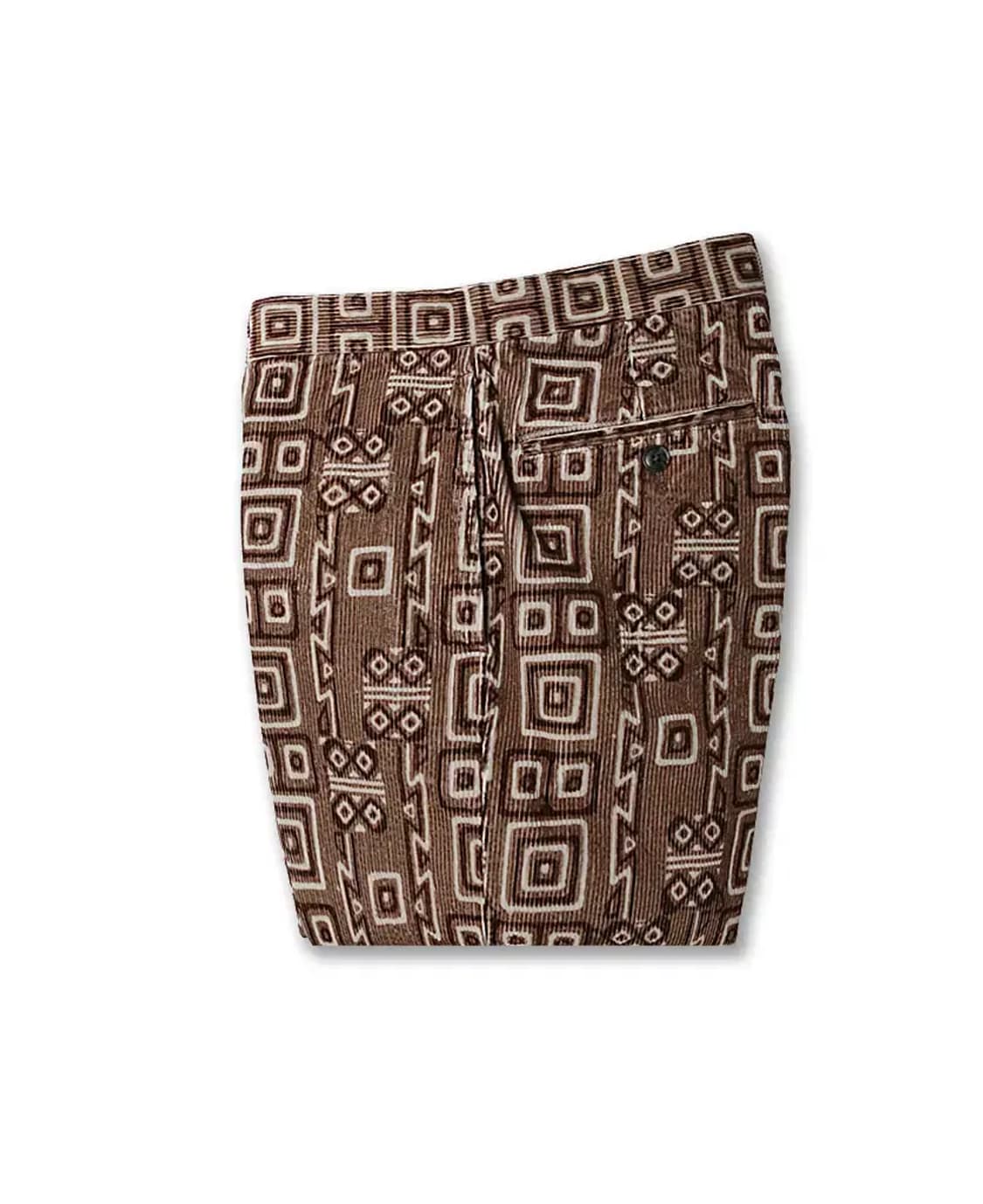 빔즈 플러스 [Beams +] 부족 패턴 스트링 릴렉스 팬츠 상품이미지1