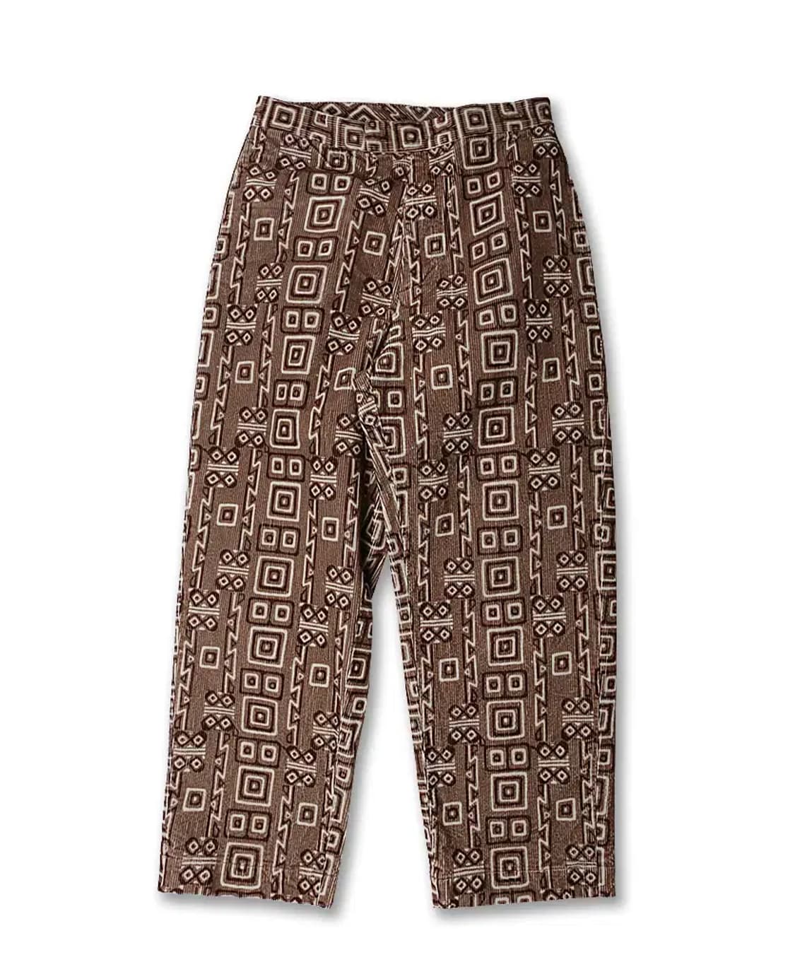 빔즈 플러스 [Beams +] 부족 패턴 스트링 릴렉스 팬츠 상품이미지2