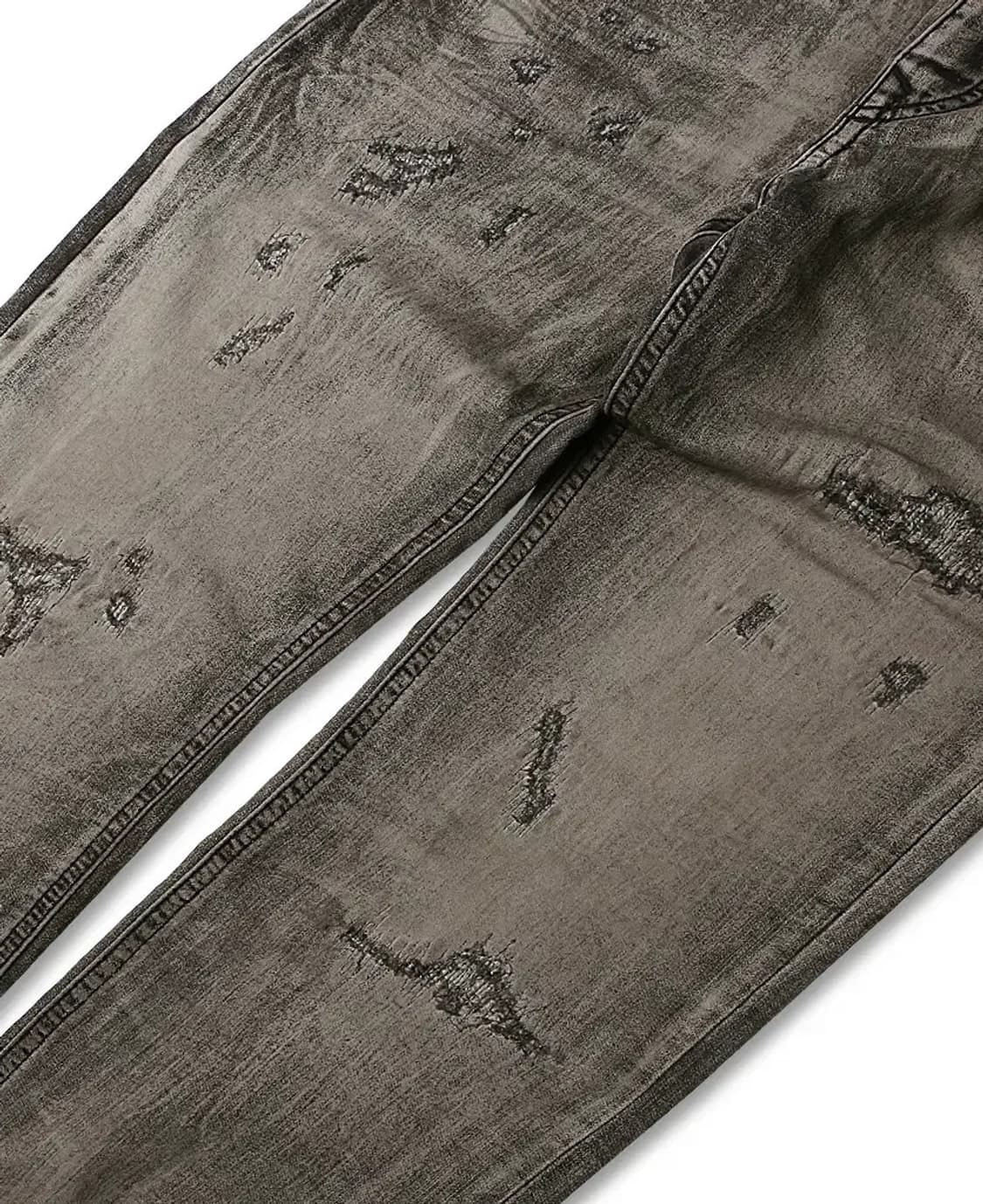 디젤 [Diesel] 블랙 골드 빈티지 오일 그레이 데님 청바지 상품이미지5