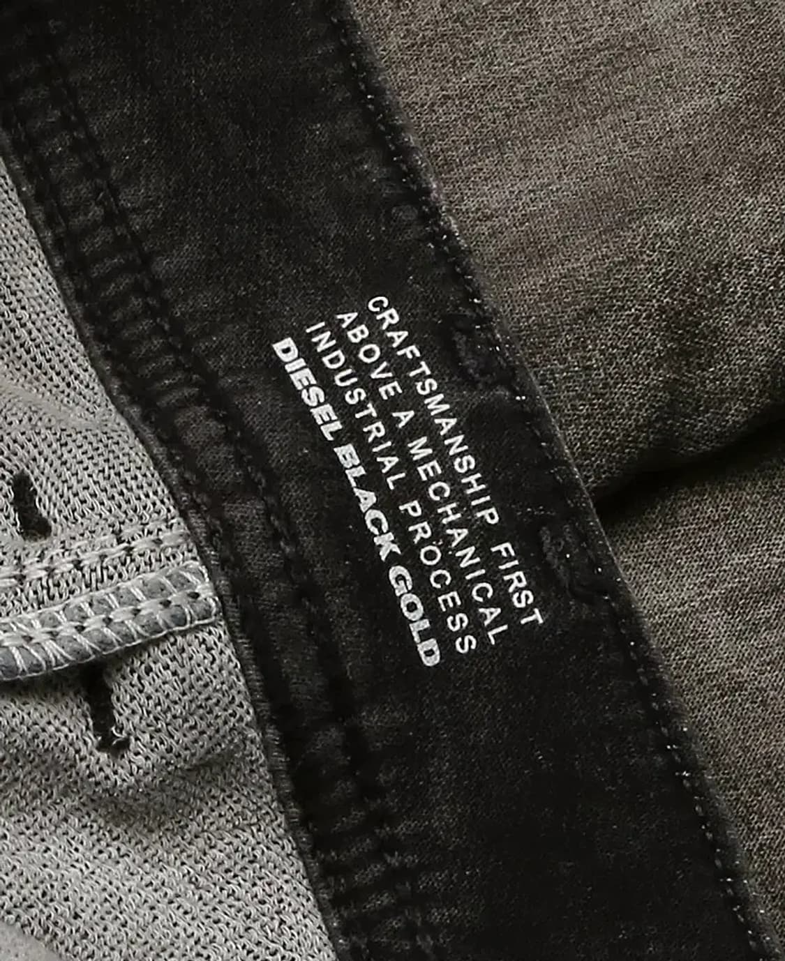 디젤 [Diesel] 블랙 골드 빈티지 오일 그레이 데님 청바지 상품이미지7