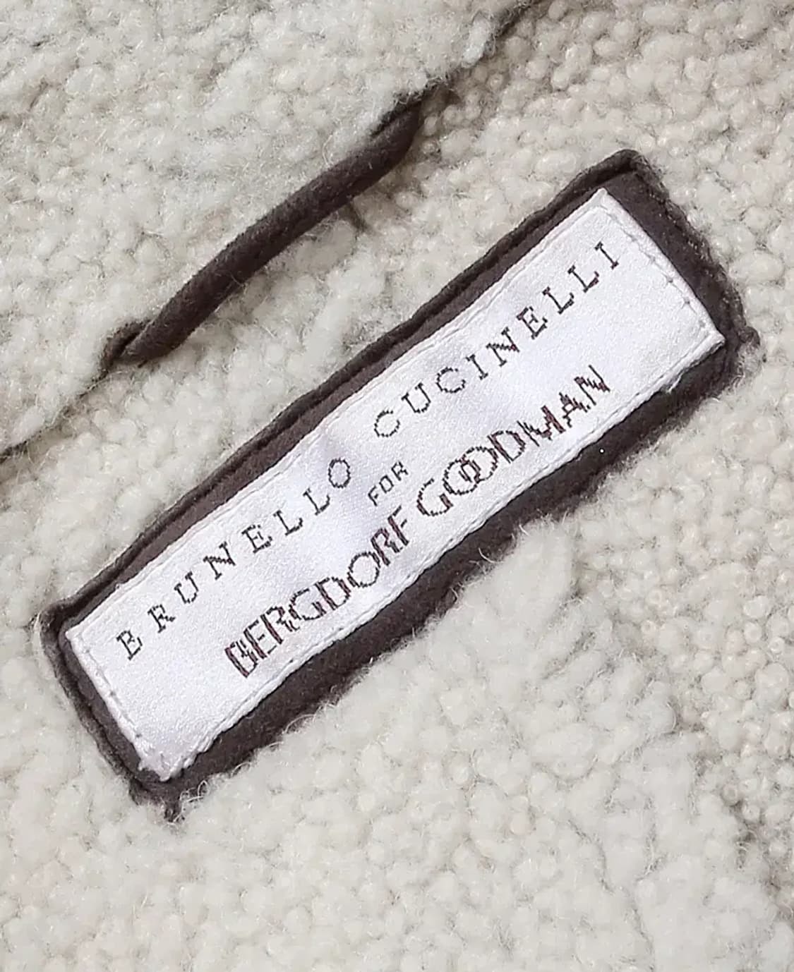 브루넬로 쿠치넬리 [Brunello Cucinelli] 무스탕 더블 자켓 상품이미지7