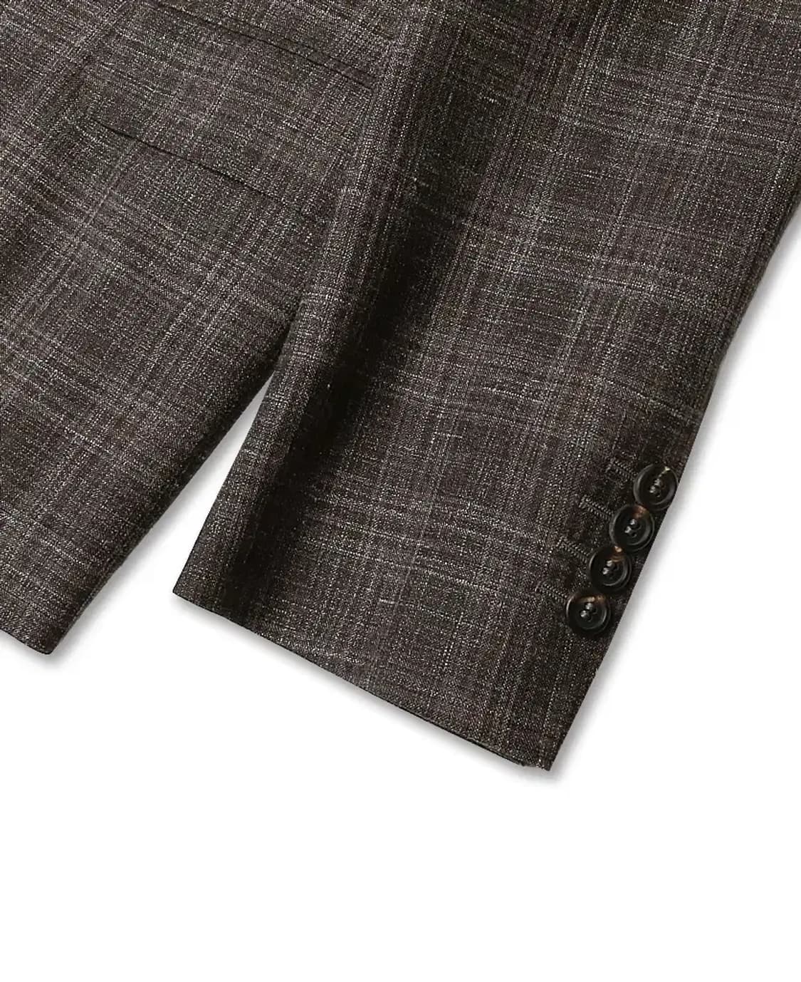 브루넬로 쿠치넬리 [Brunello Cucinelli] 브라운 체크 자켓 상품이미지4