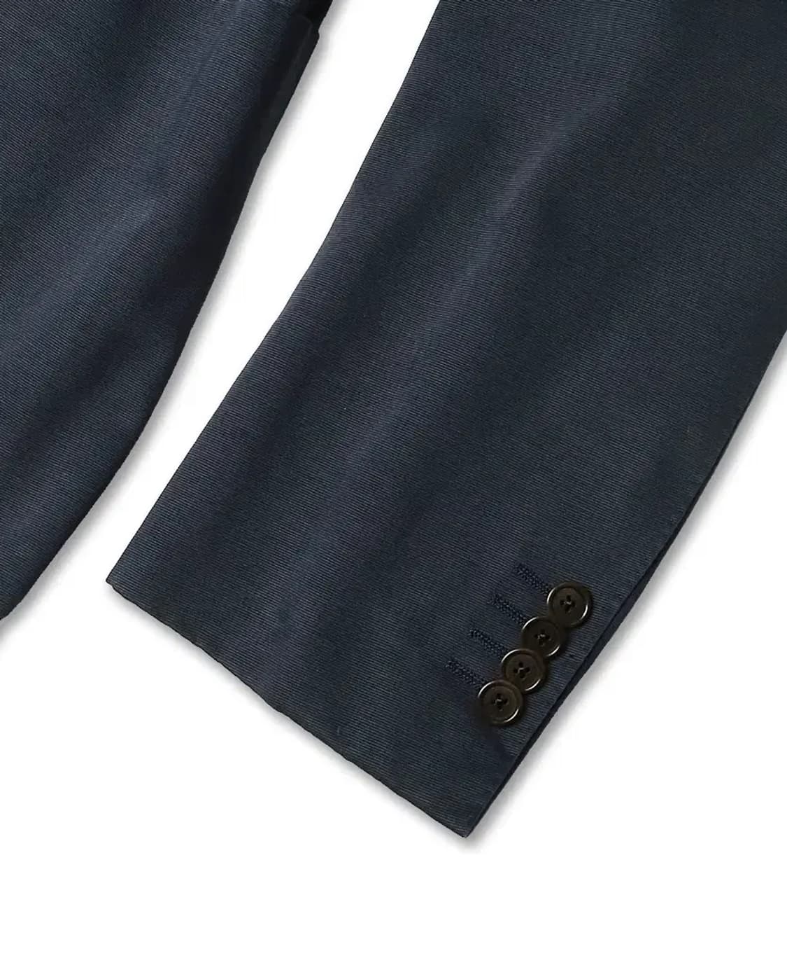 빔즈 에프 [Beams F] 네이비 코튼 클래식 스포츠 자켓 블레이저 상품이미지3