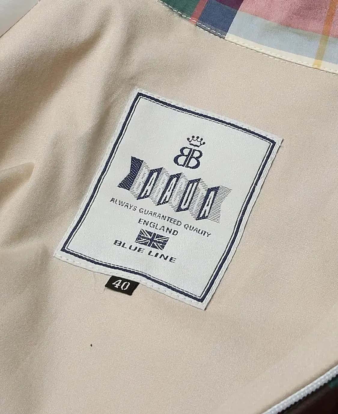 바라쿠타 [Baracuta] 멀티 체크 유니크 블루종 자켓 헤리티지 상품이미지7