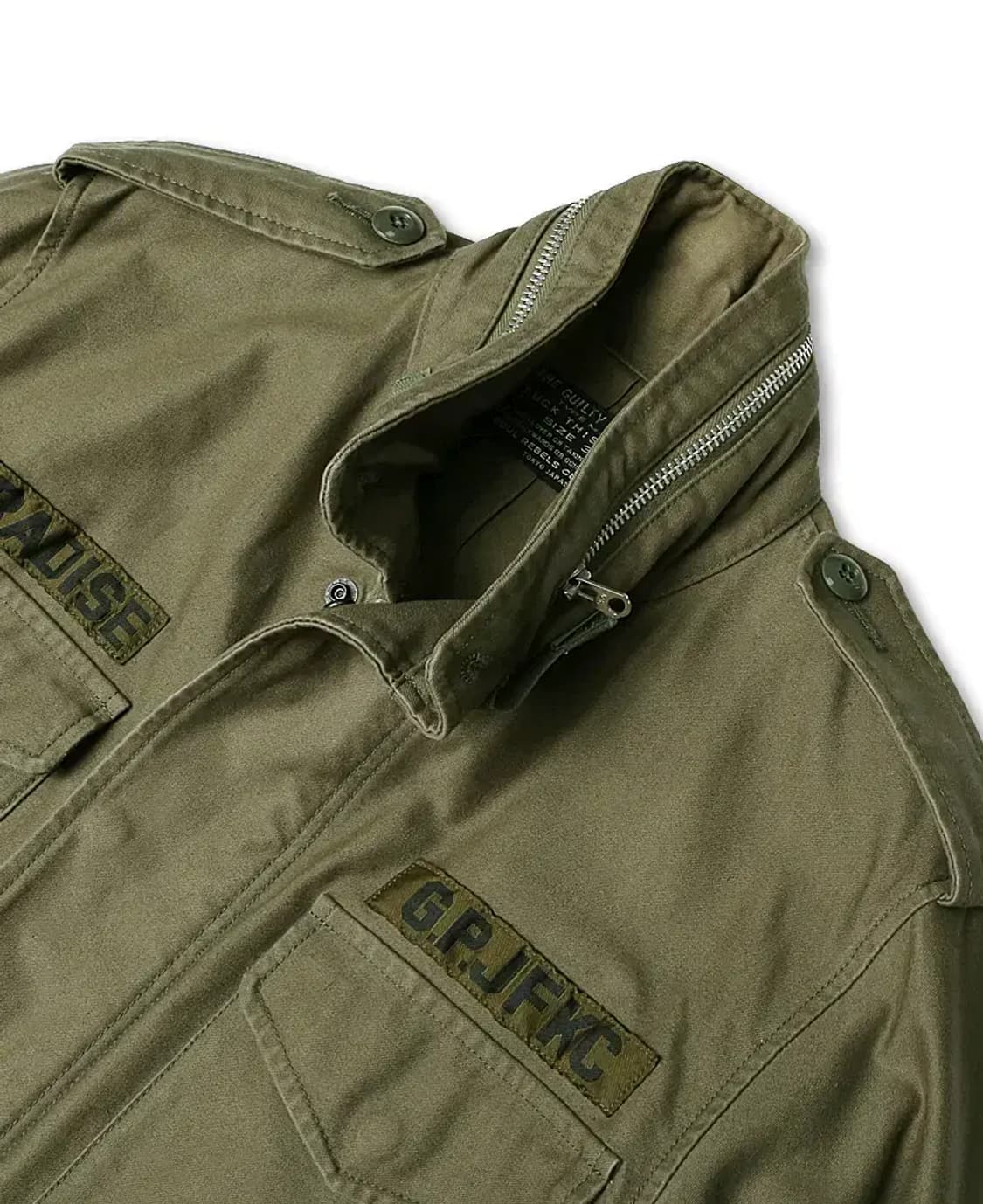 와코 마리아 [Wacko Maria] 카키 재패니즈 럭셔리 필드 자켓 상품이미지3